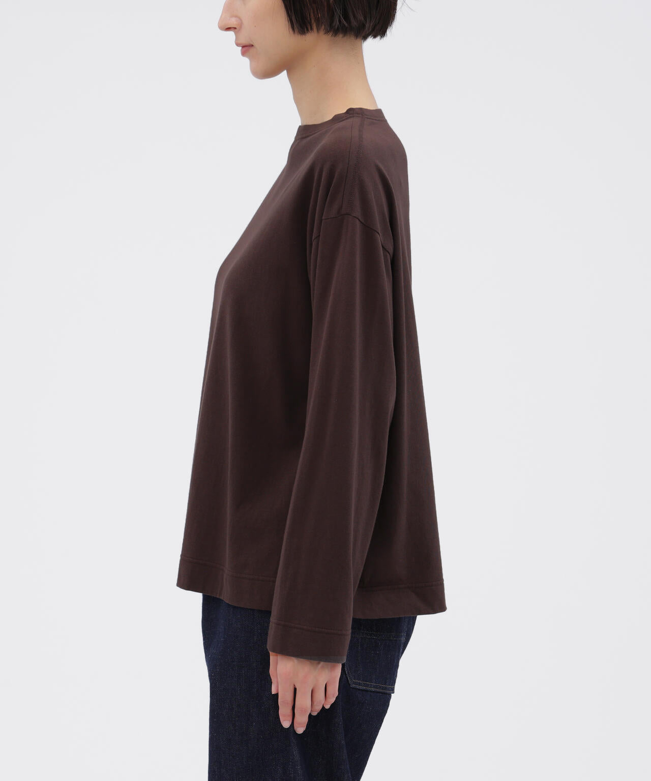 SMOOTH COTTON JERSEY TOP