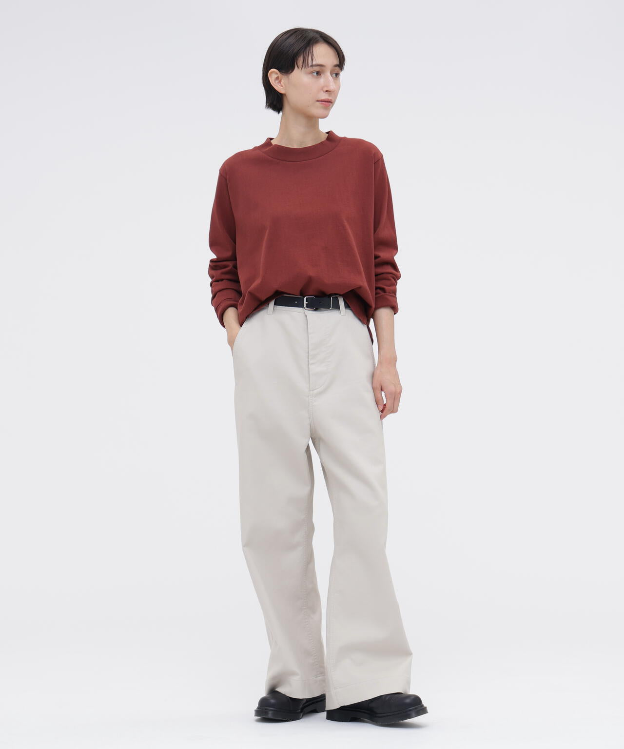 MATTE COTTON JERSEY TOP
