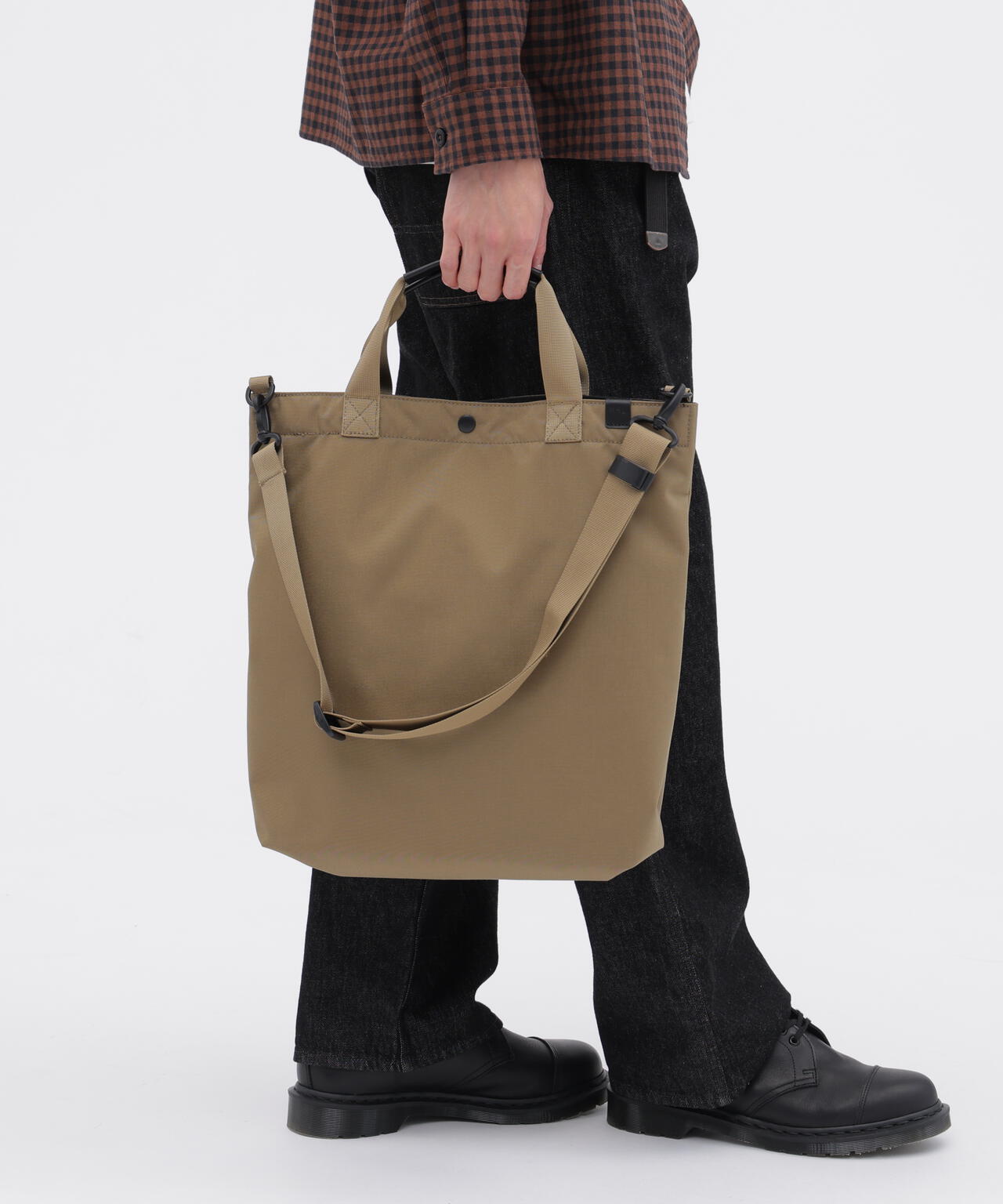 NYLON CANVAS TOTE BAG