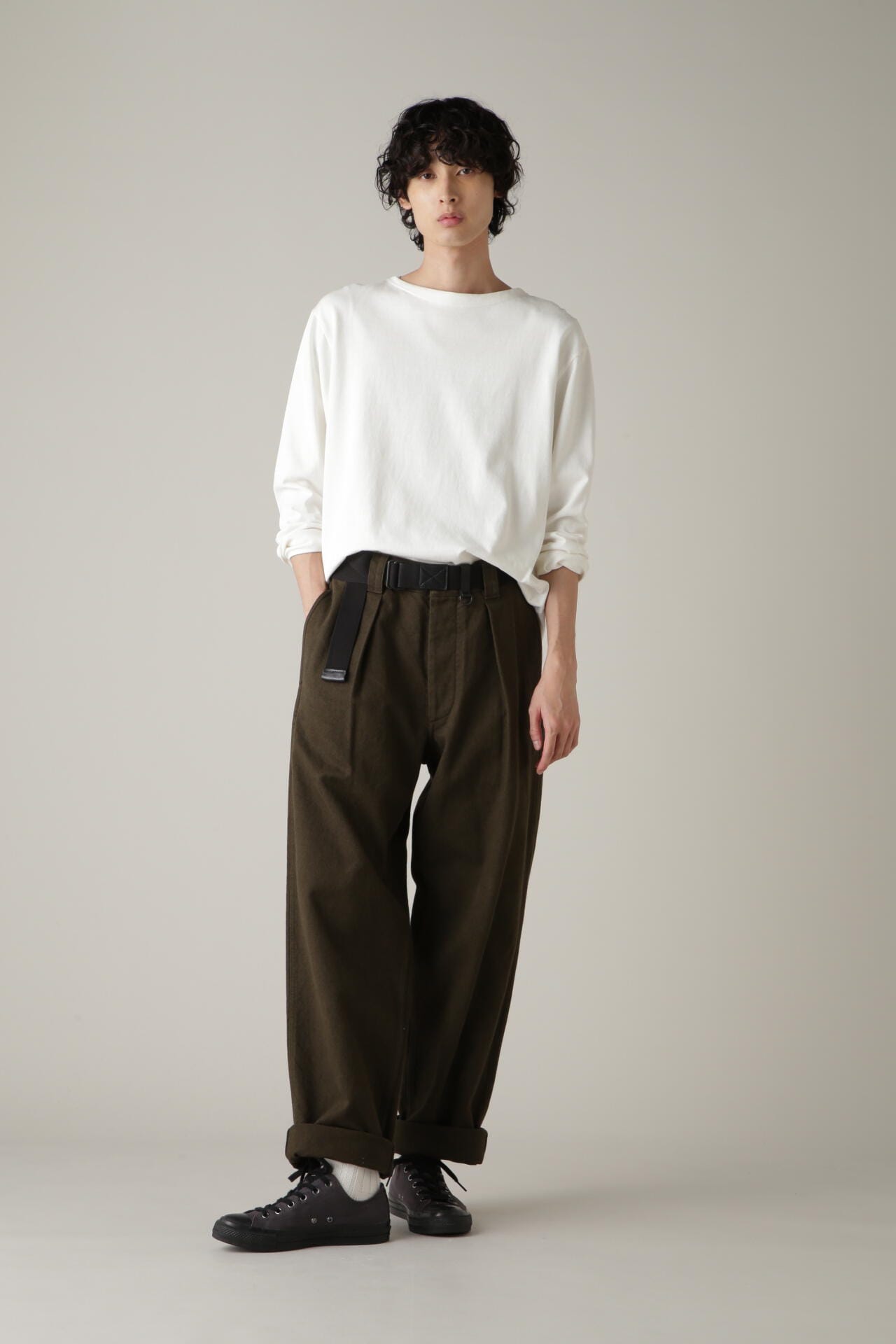WORN LINEN COTTON DRILL
