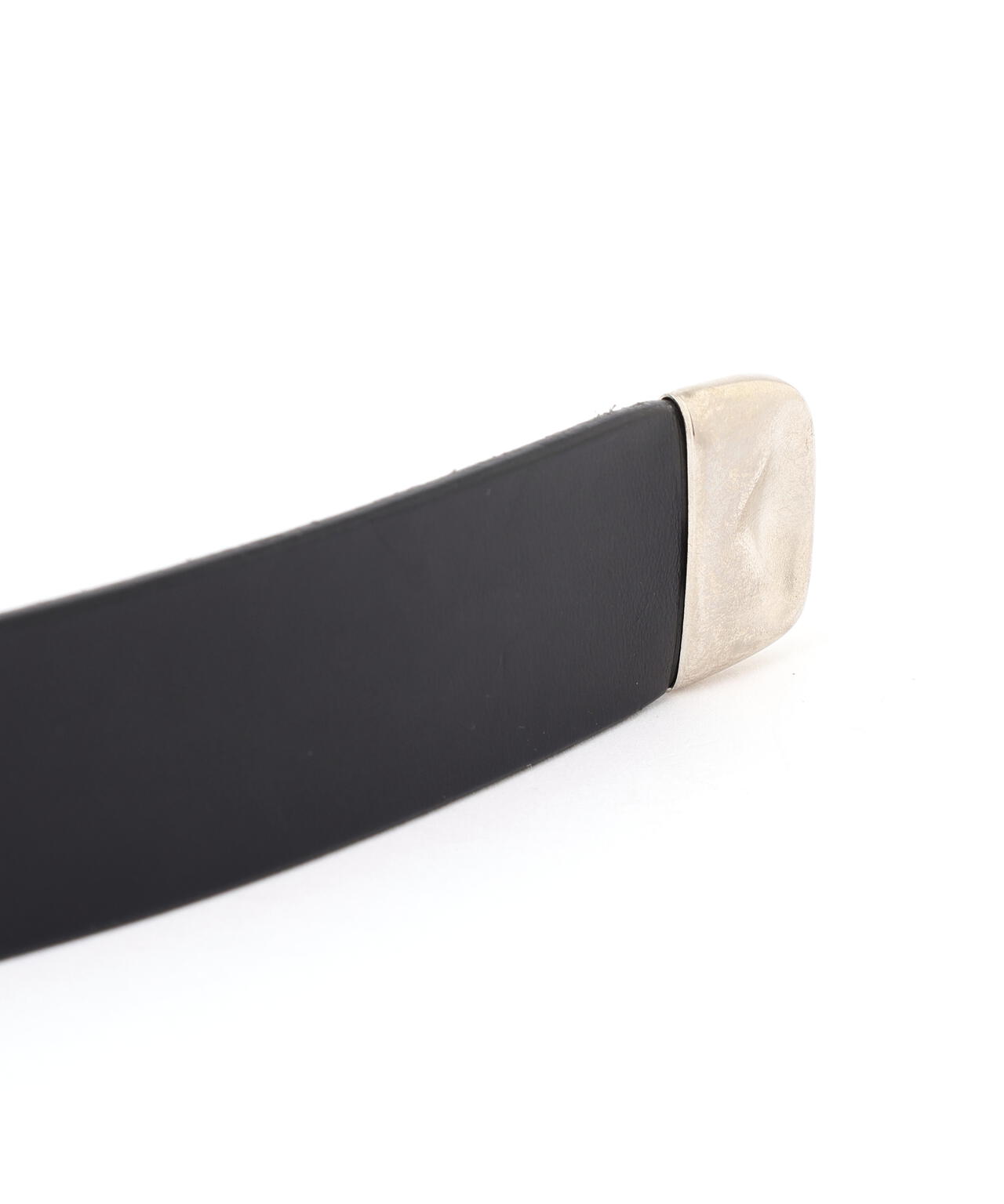ROLLER BUCKLE  LEATHER BELT