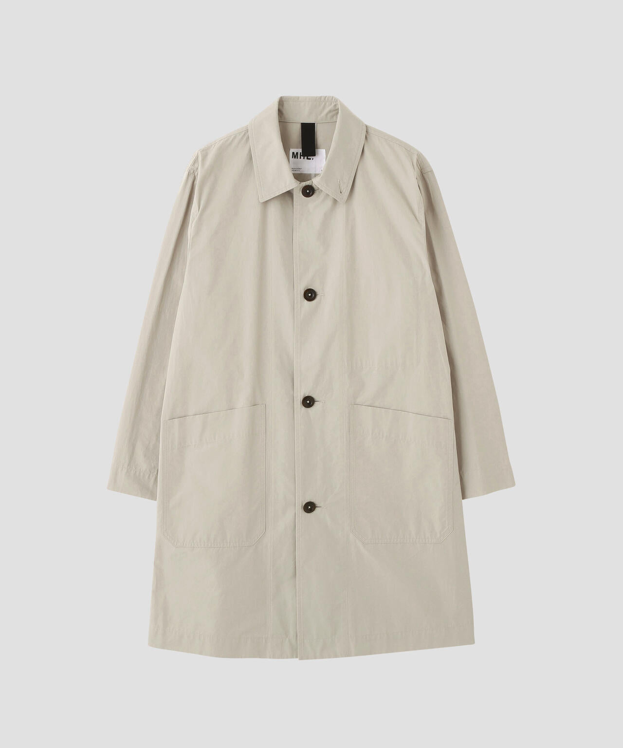 PROOFED COTTON POPLIN COAT