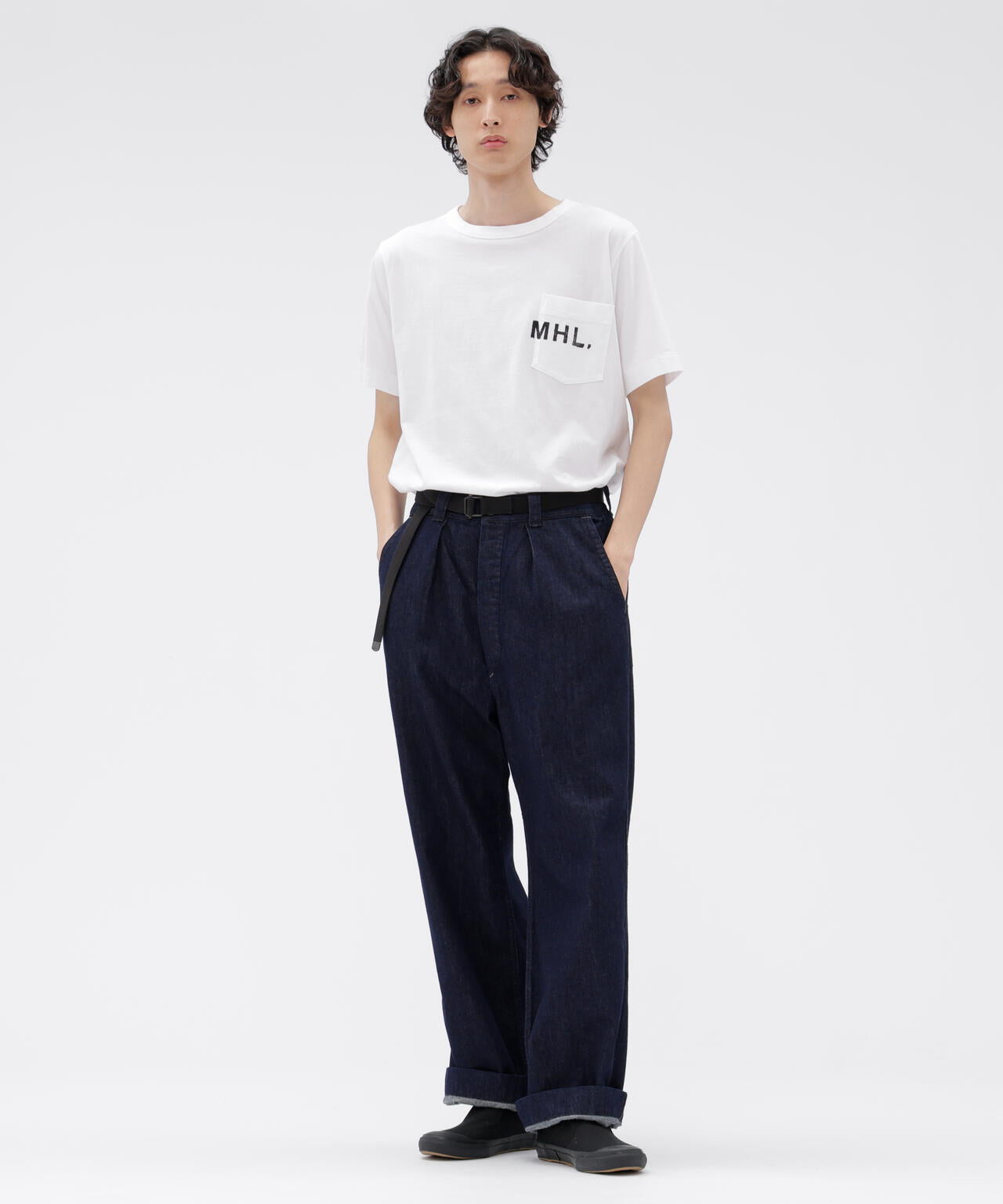 CANTON LIGHT DENIM TROUSERS