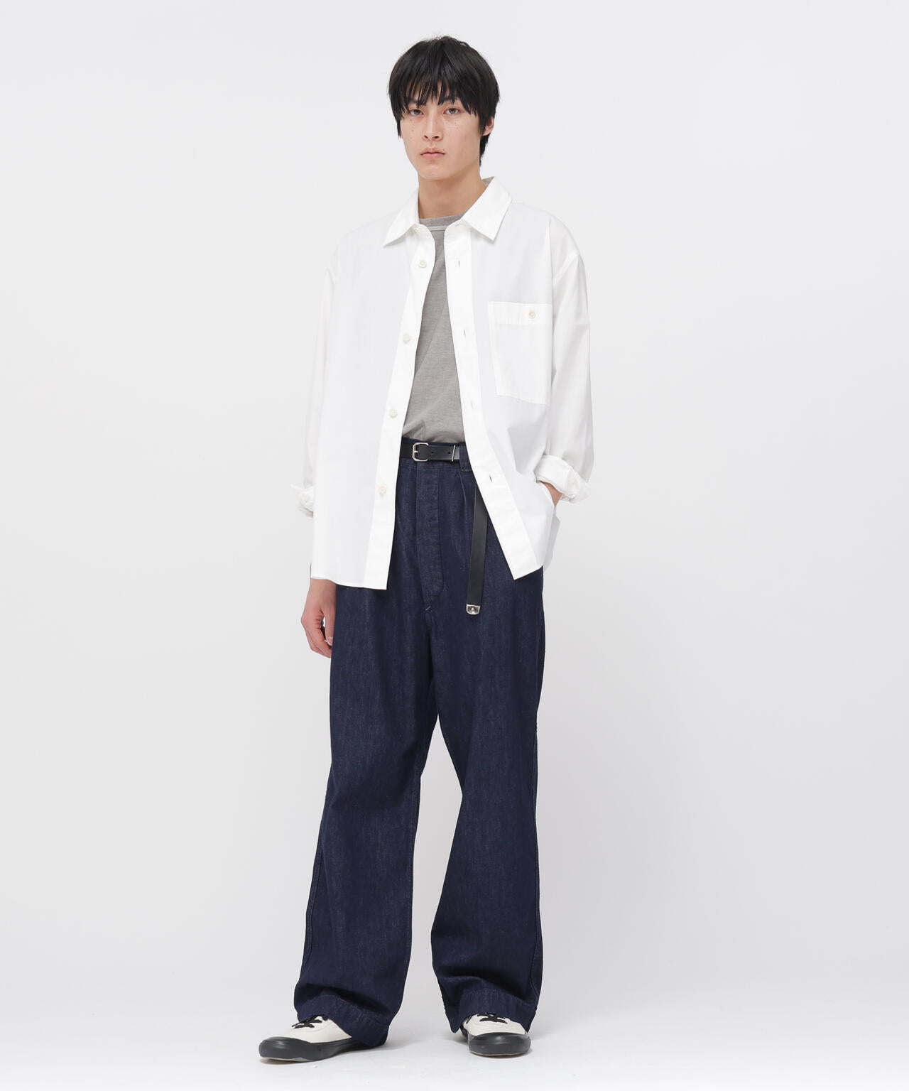 CANTON LIGHT DENIM TROUSERS