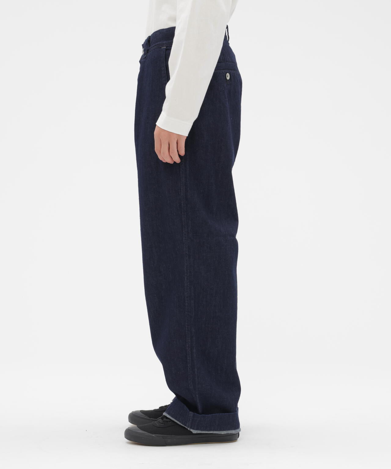 CANTON LIGHT DENIM TROUSERS