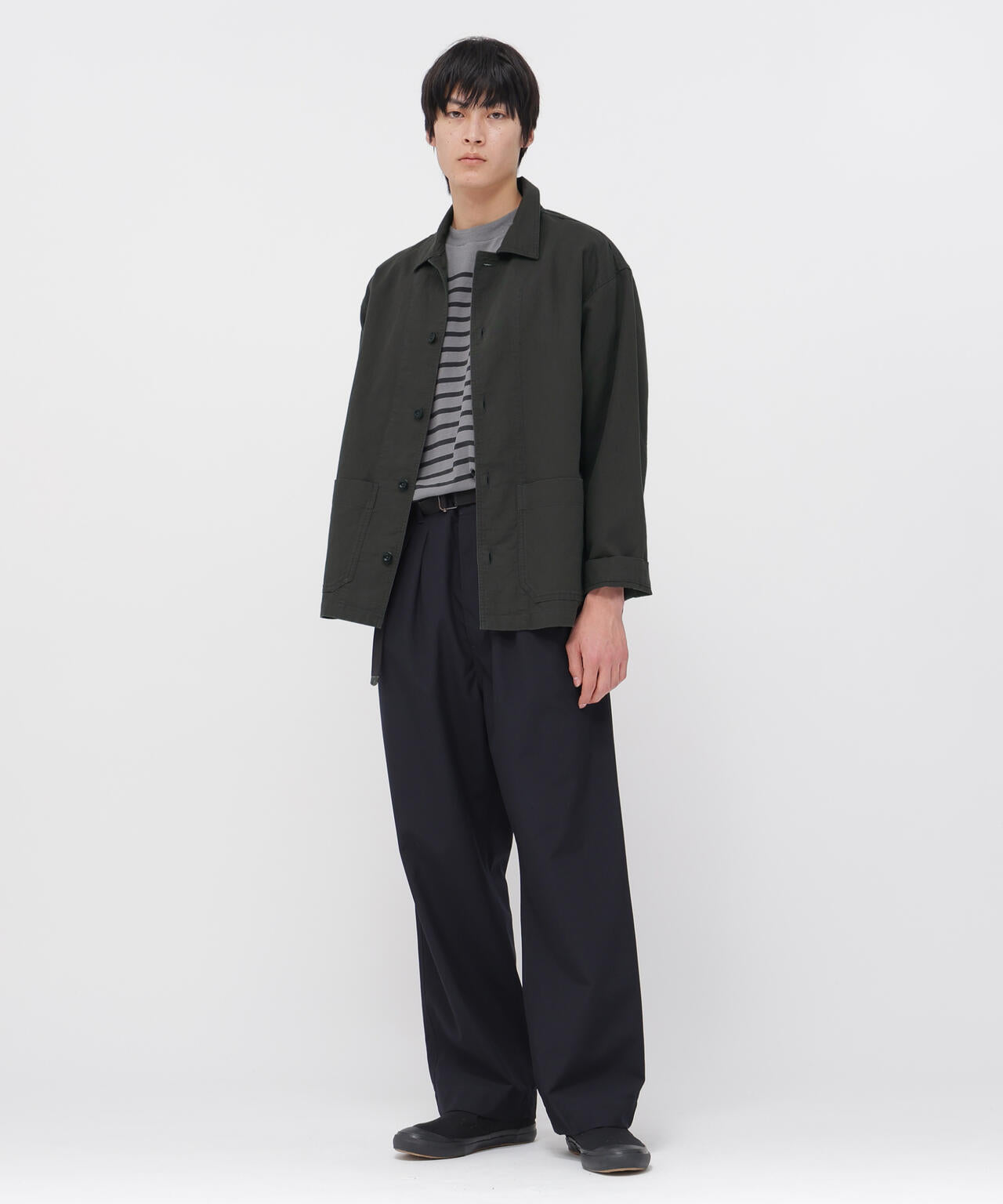UNIFORM WOOL POLYESTER TROUSERS
