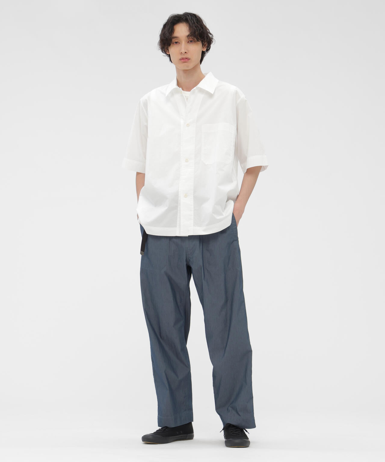 SUPERLIGHT COTTON NYLON TROUSERS