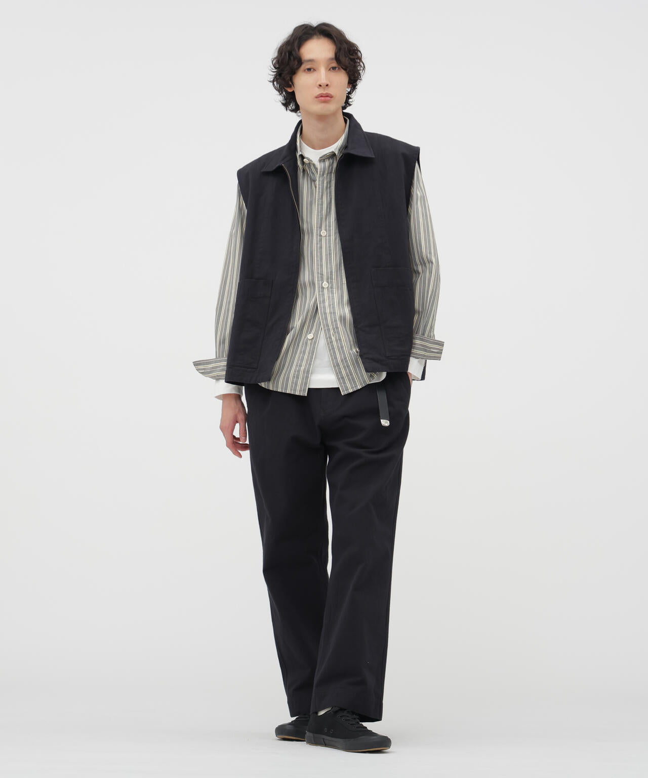 PYJAMA STRIPE COTTON SHIRT