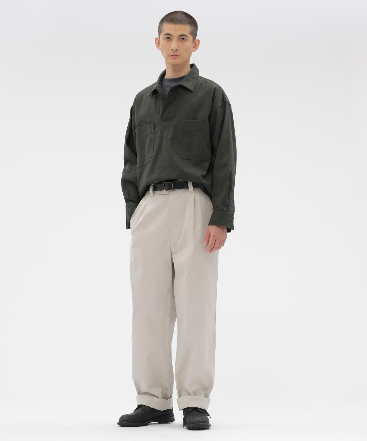 WORK COTTON DRILL SHIRT
