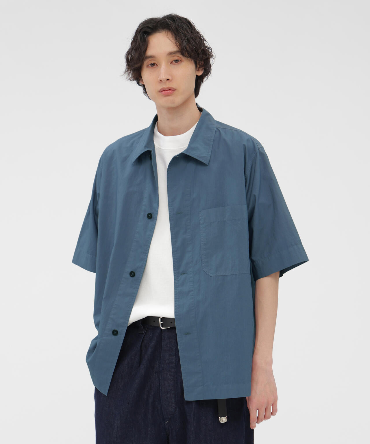COTTON RAMIE POPLIN SHIRT