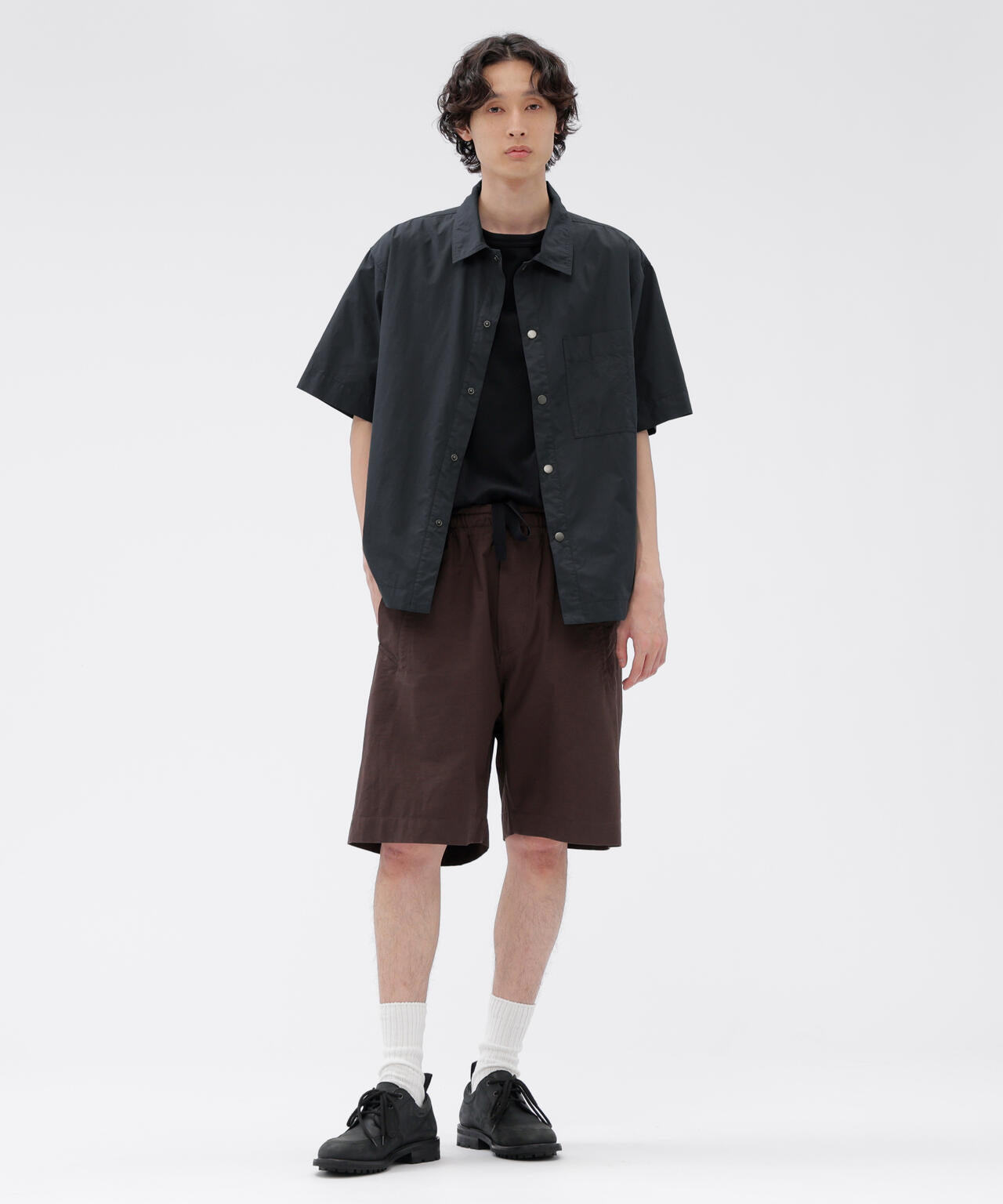 COTTON NYLON VOILE POPLIN SHIRT