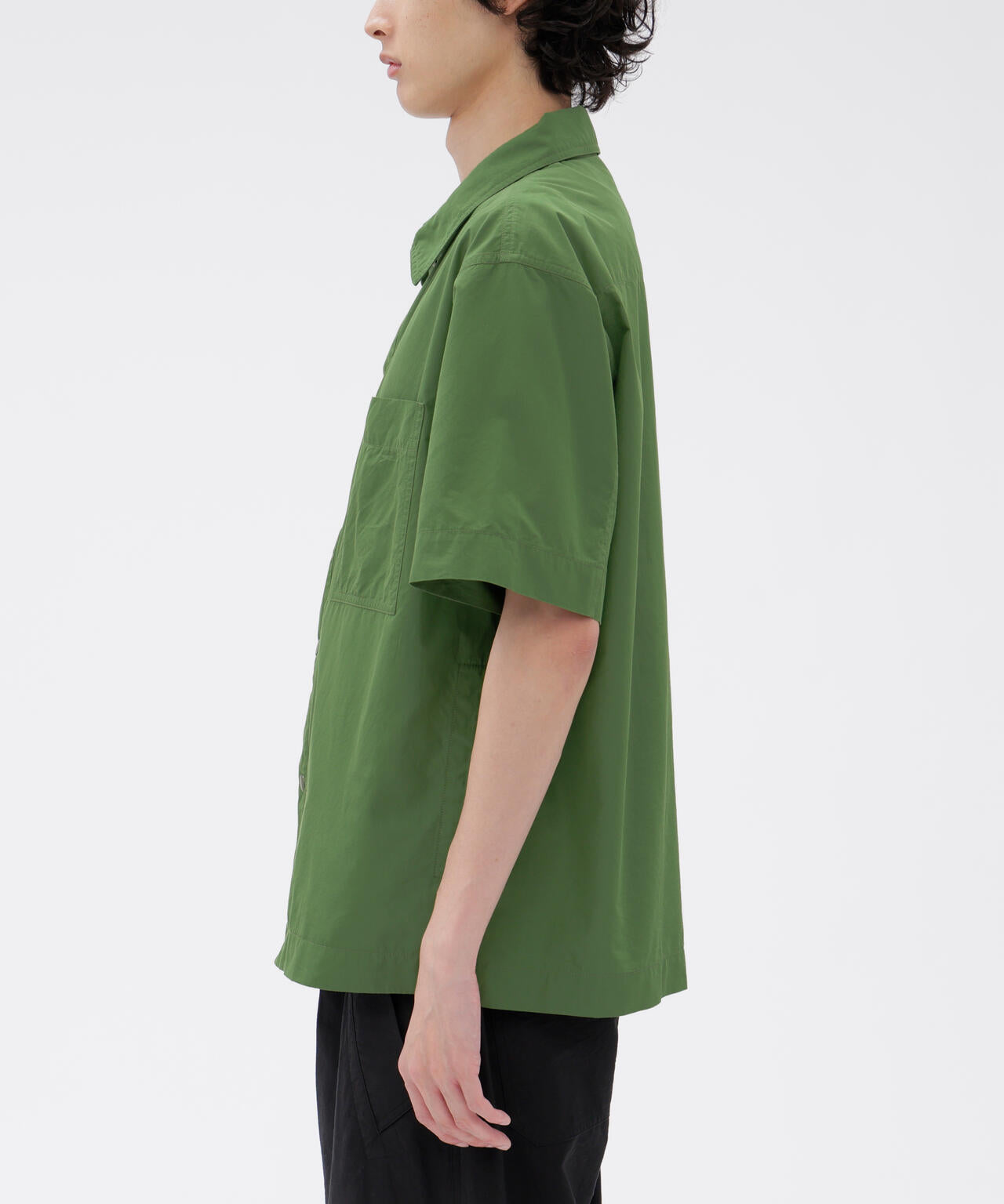 COTTON NYLON VOILE POPLIN SHIRT