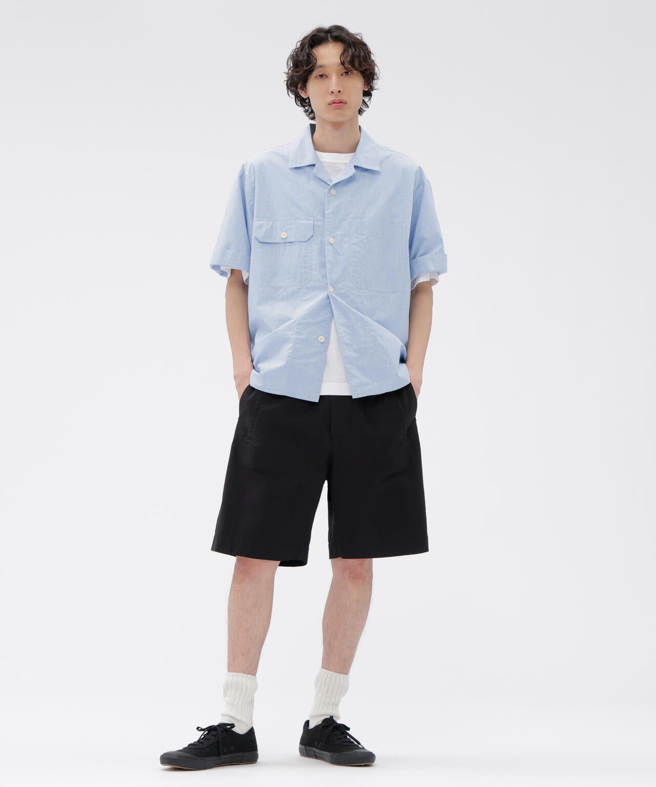 HIGHCOUNT TOP DYED COTTON SHIRT