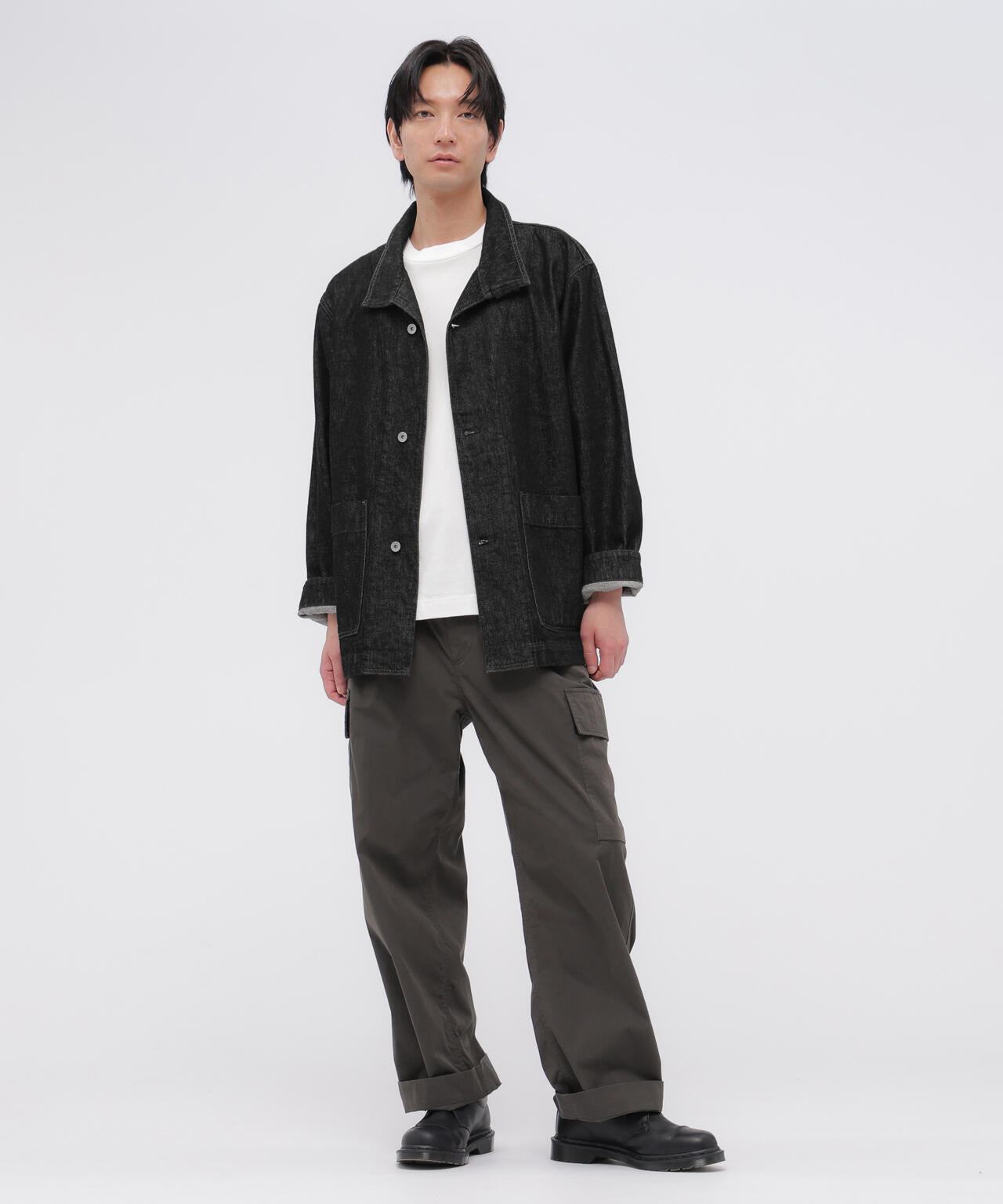CANTON BLACK DENIM BLOUSON