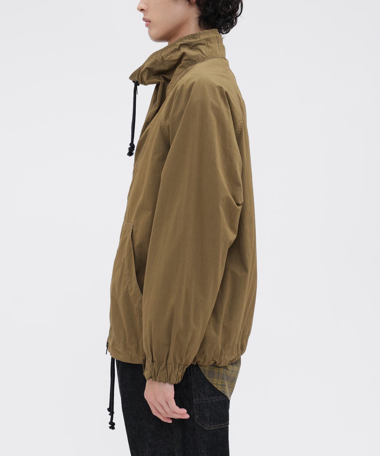 COTTON NYLON PLAINWEAVE BLOUSON