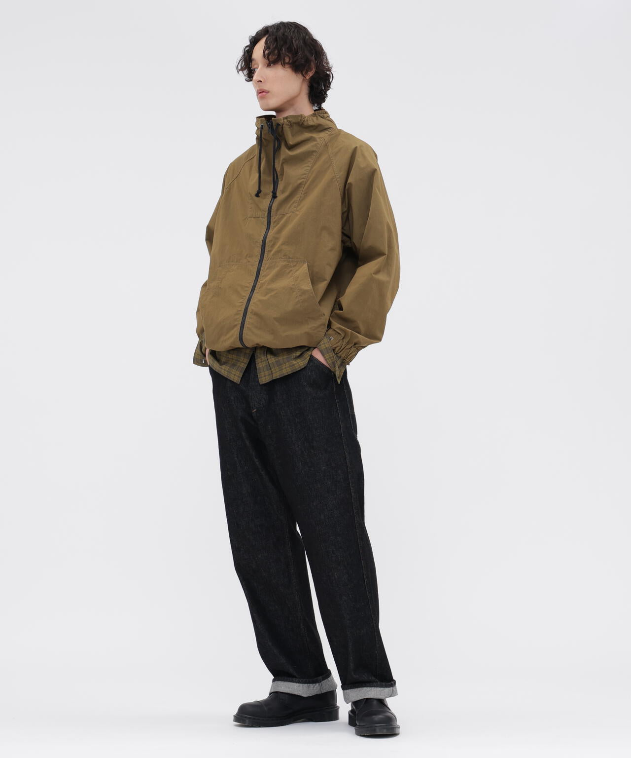 COTTON NYLON PLAINWEAVE BLOUSON