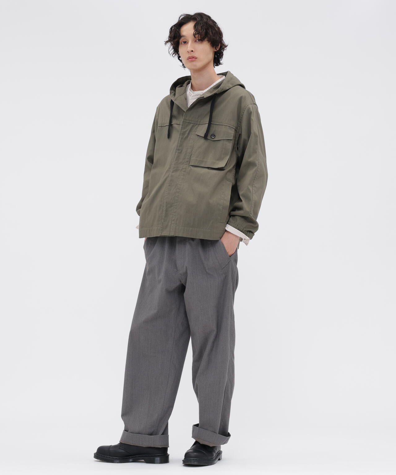 UTILITY COTTON NYLON TWILL BLOUSON