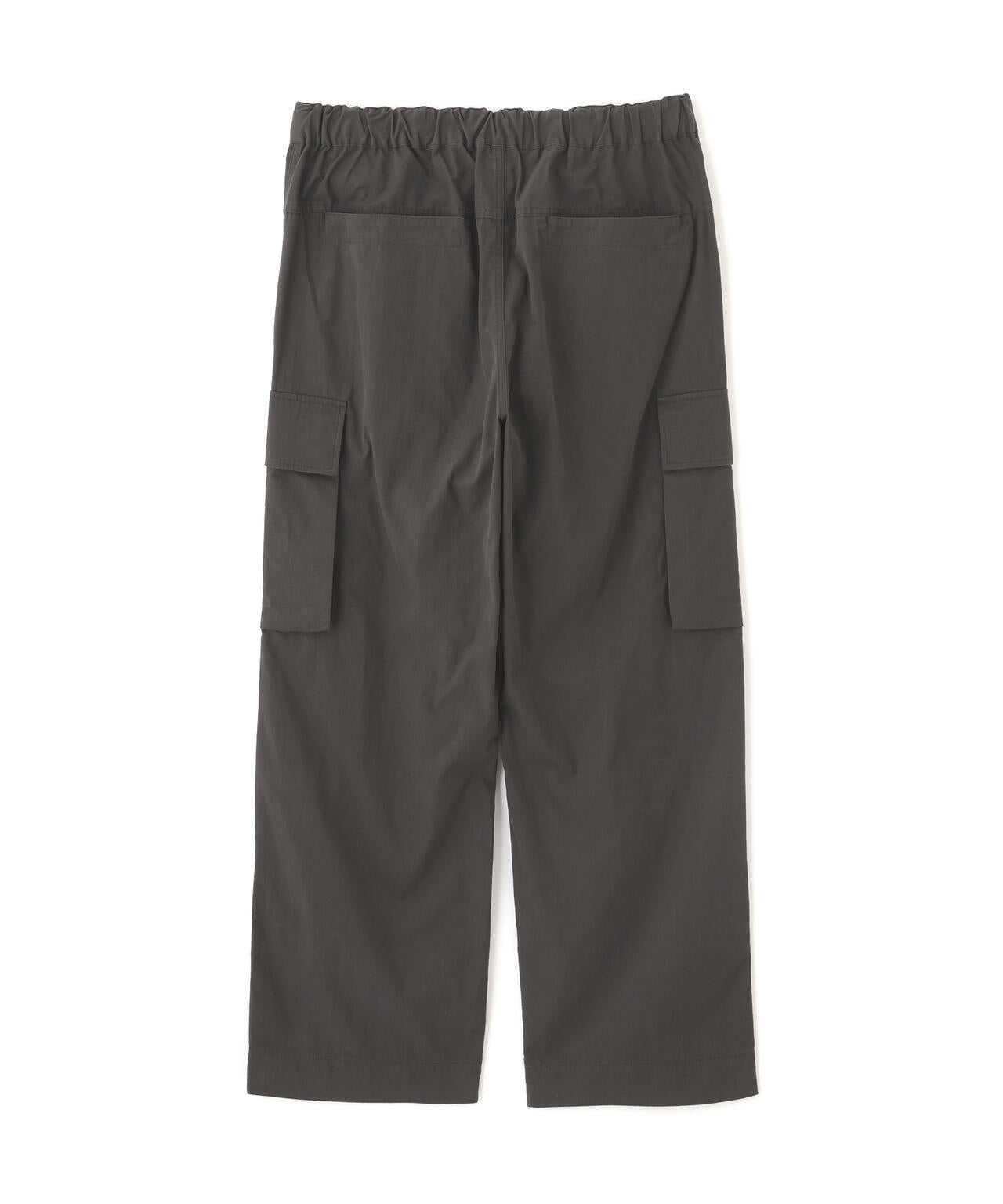 WASHED COTTON NYLON TROUSERS