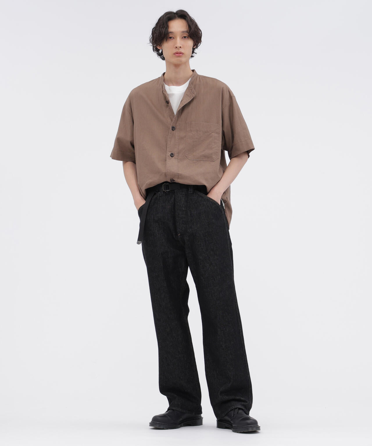 CANTON BLACK DENIM TROUSERS