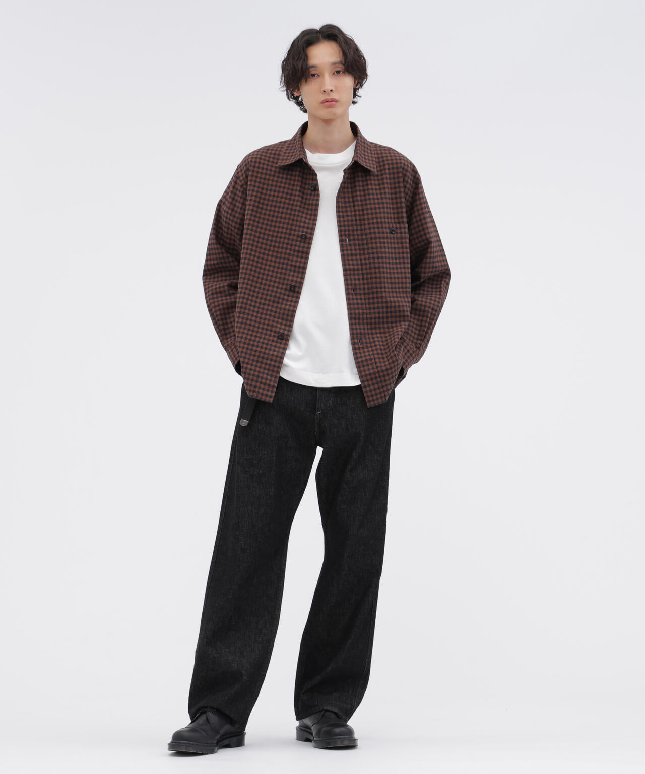 CANTON BLACK DENIM TROUSERS