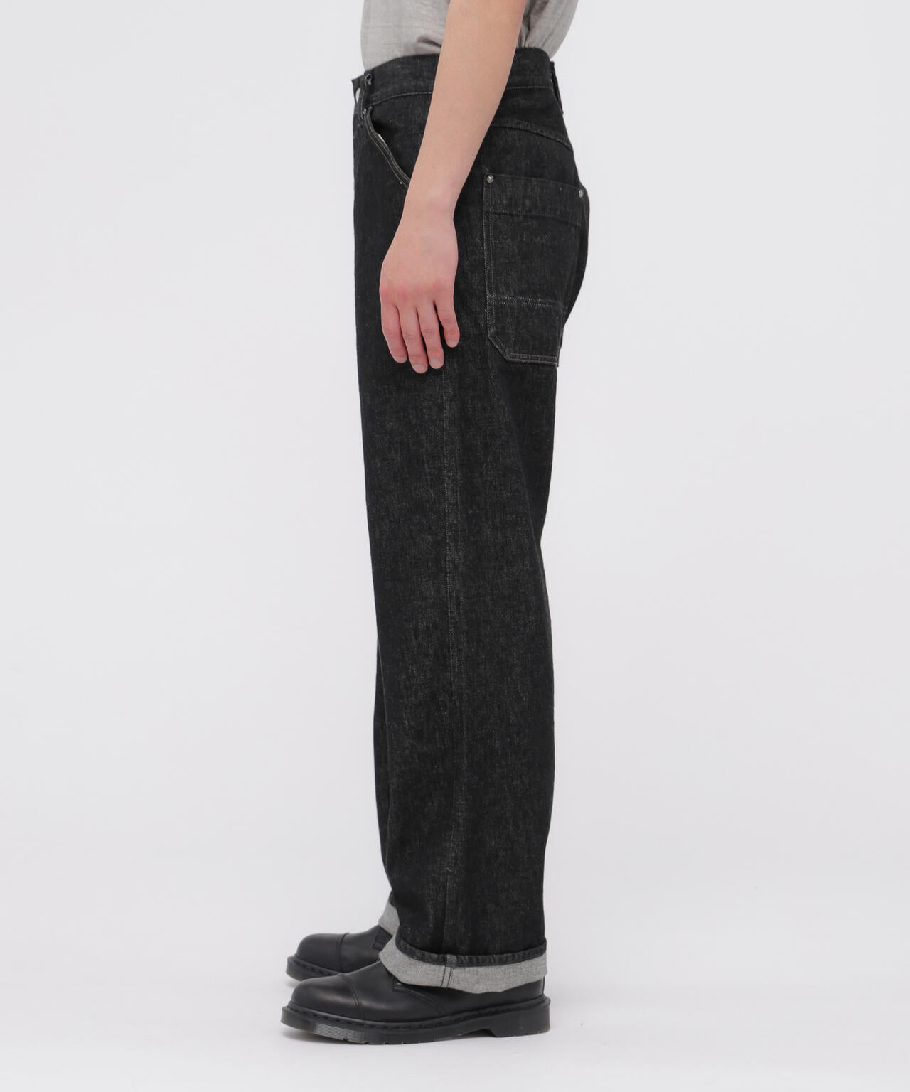 CANTON BLACK DENIM TROUSERS