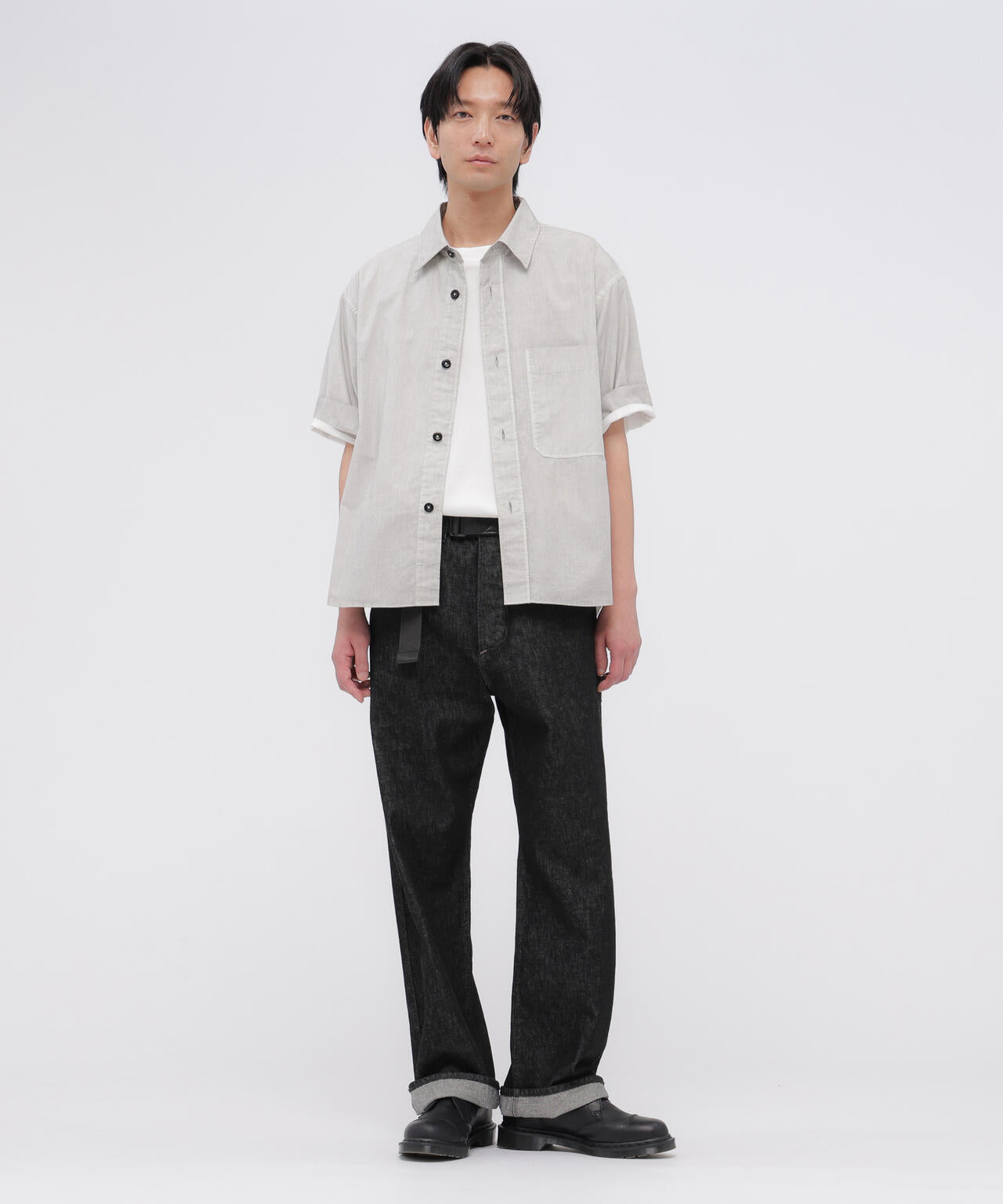 CANTON BLACK DENIM TROUSERS
