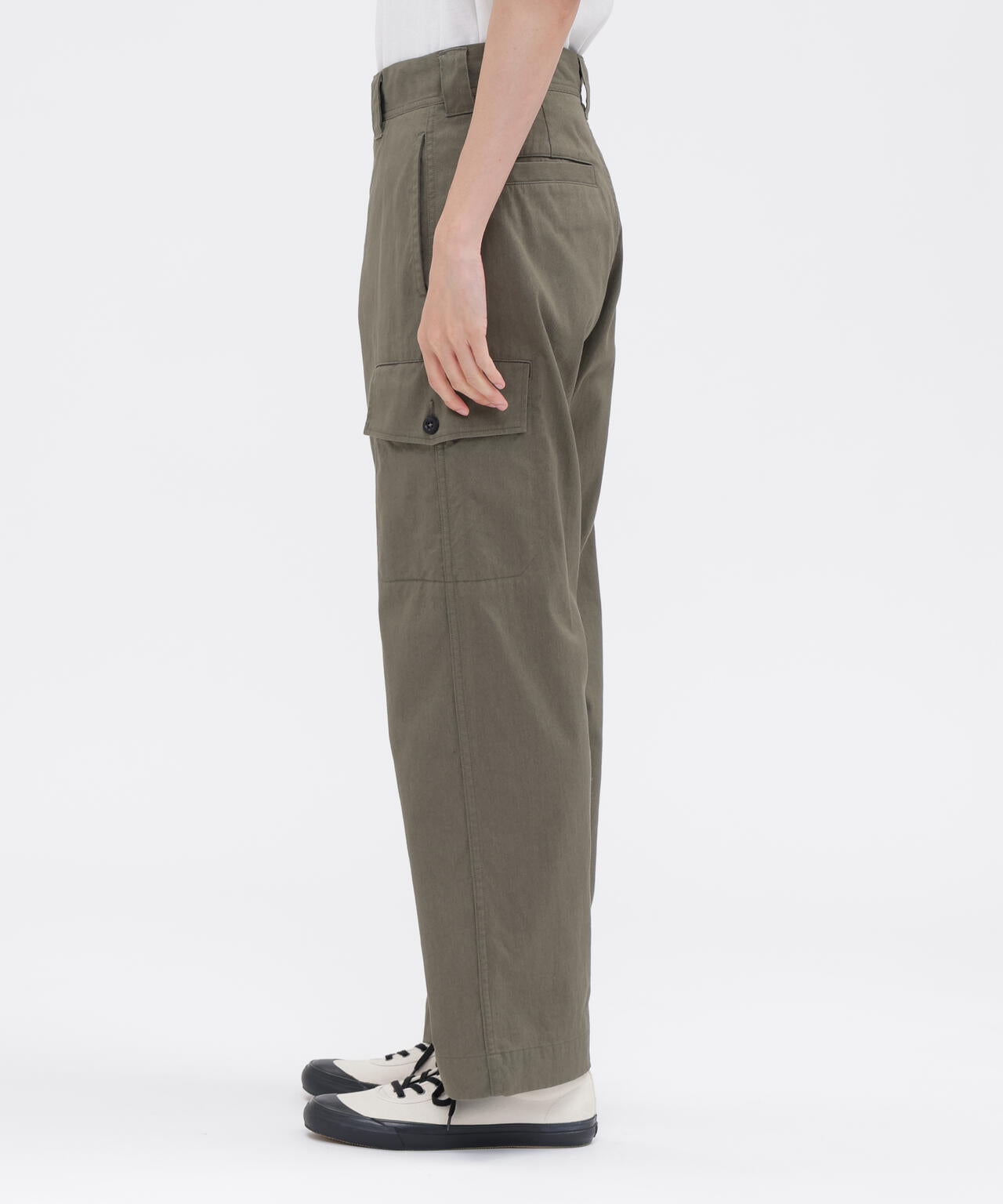 UTILITY COTTON NYLON TWILL TROUSERS