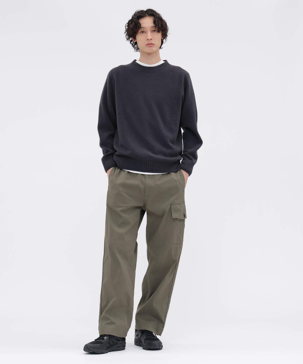UTILITY COTTON NYLON TWILL TROUSERS