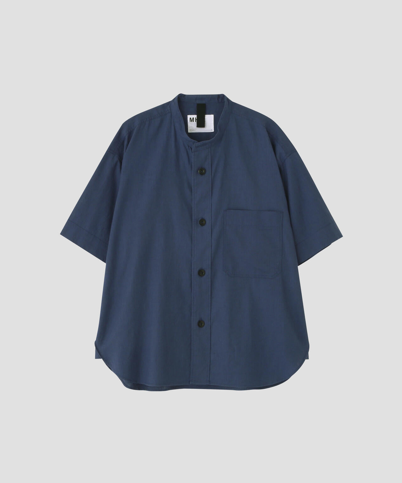 SURFACE DYED COTTON LINEN SHIRT