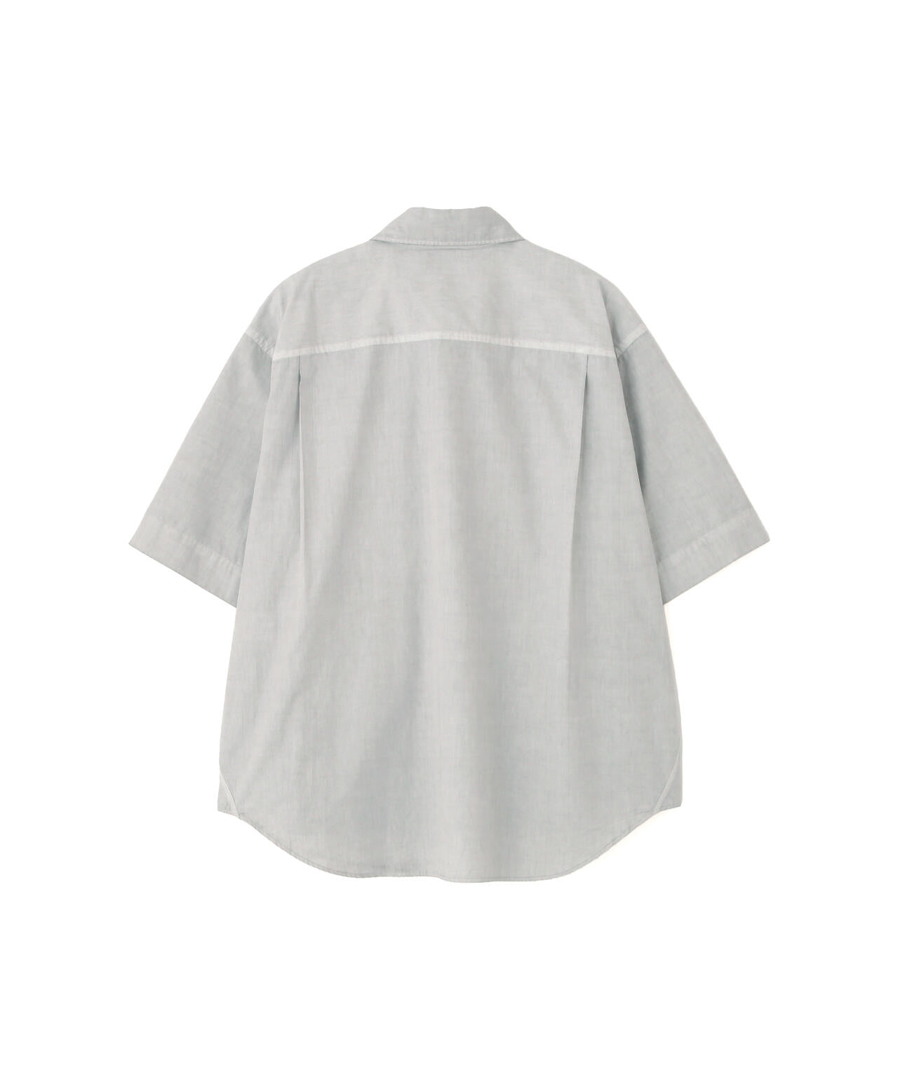 CARBON DYED COTTON POLIN SHIRT