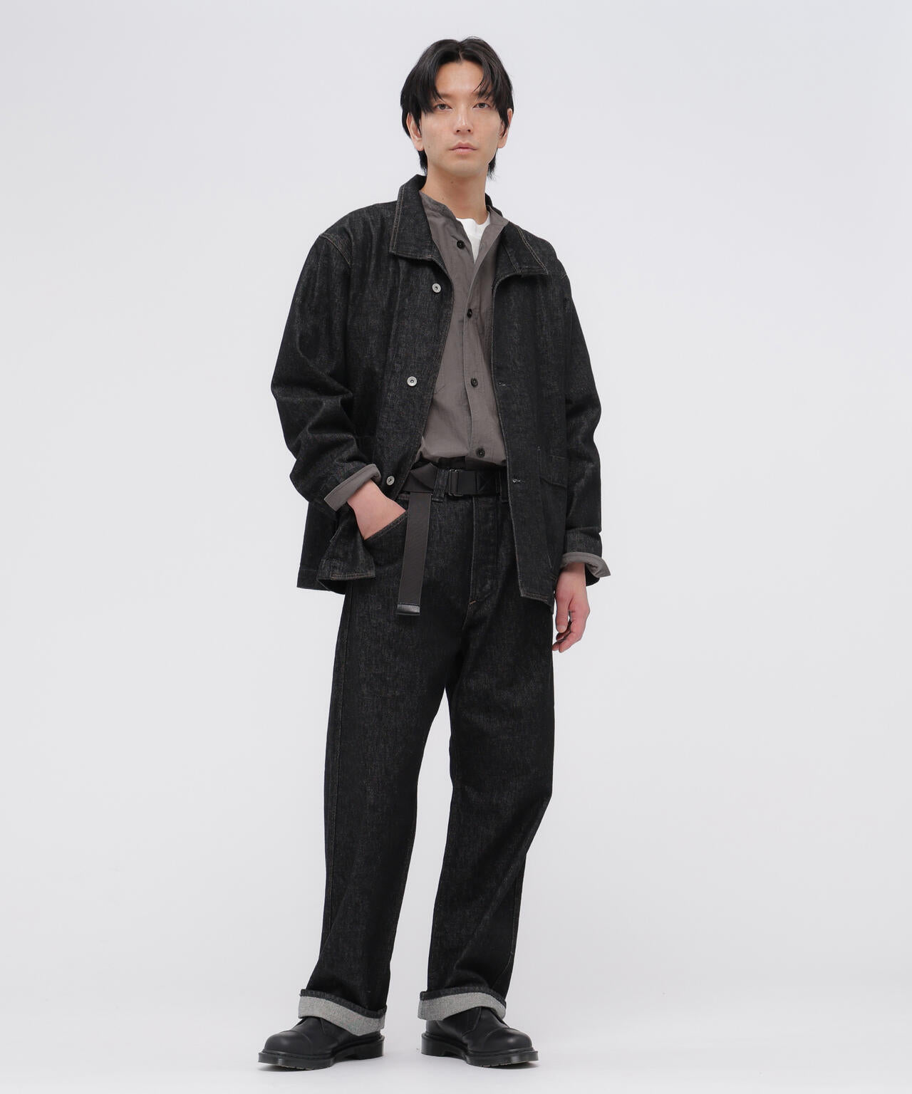 END ON END WEAVE COTTON SHIRT