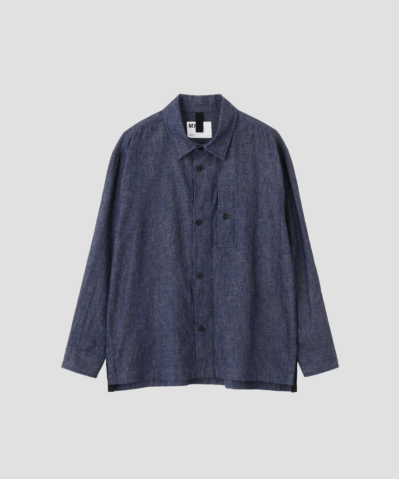 COTTON LINEN DENIM SHIRT