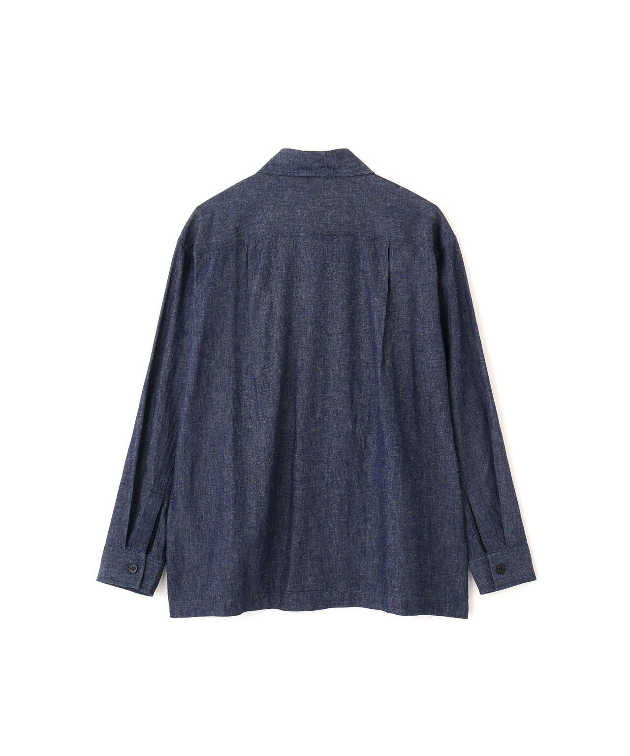 COTTON LINEN DENIM SHIRT