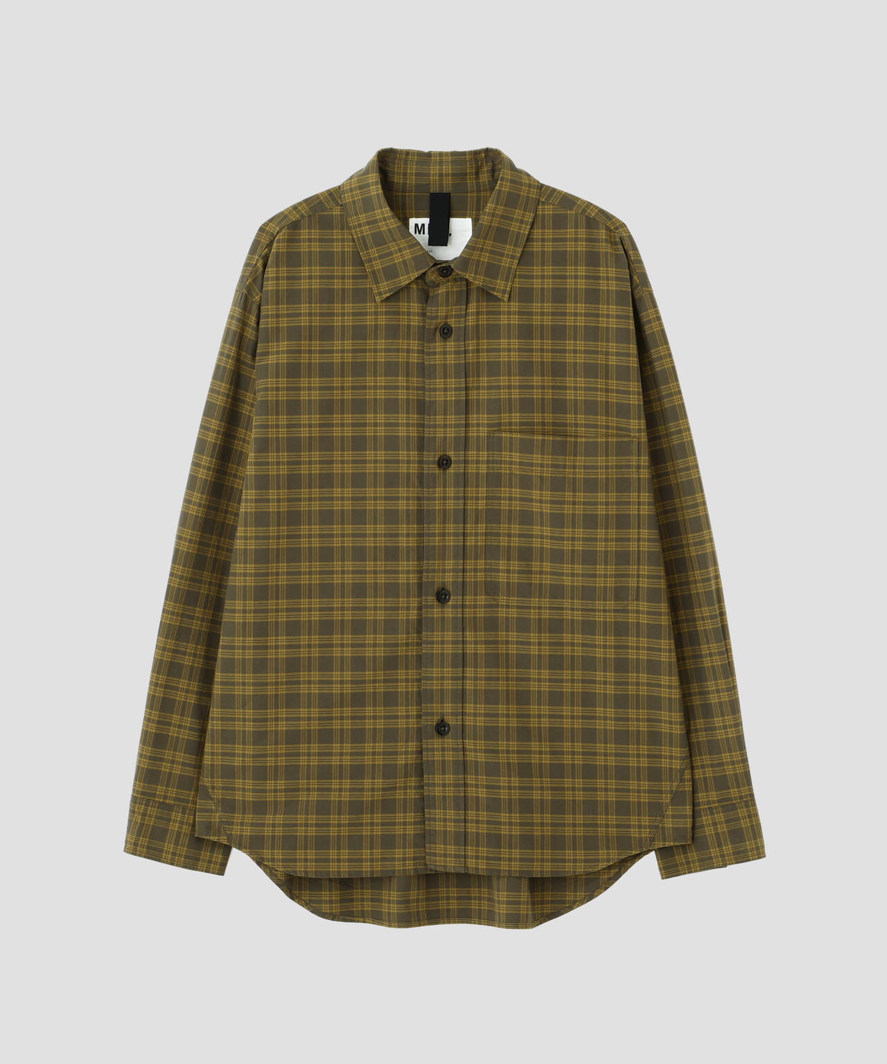 TONAL COTTON CHECK SHIRT