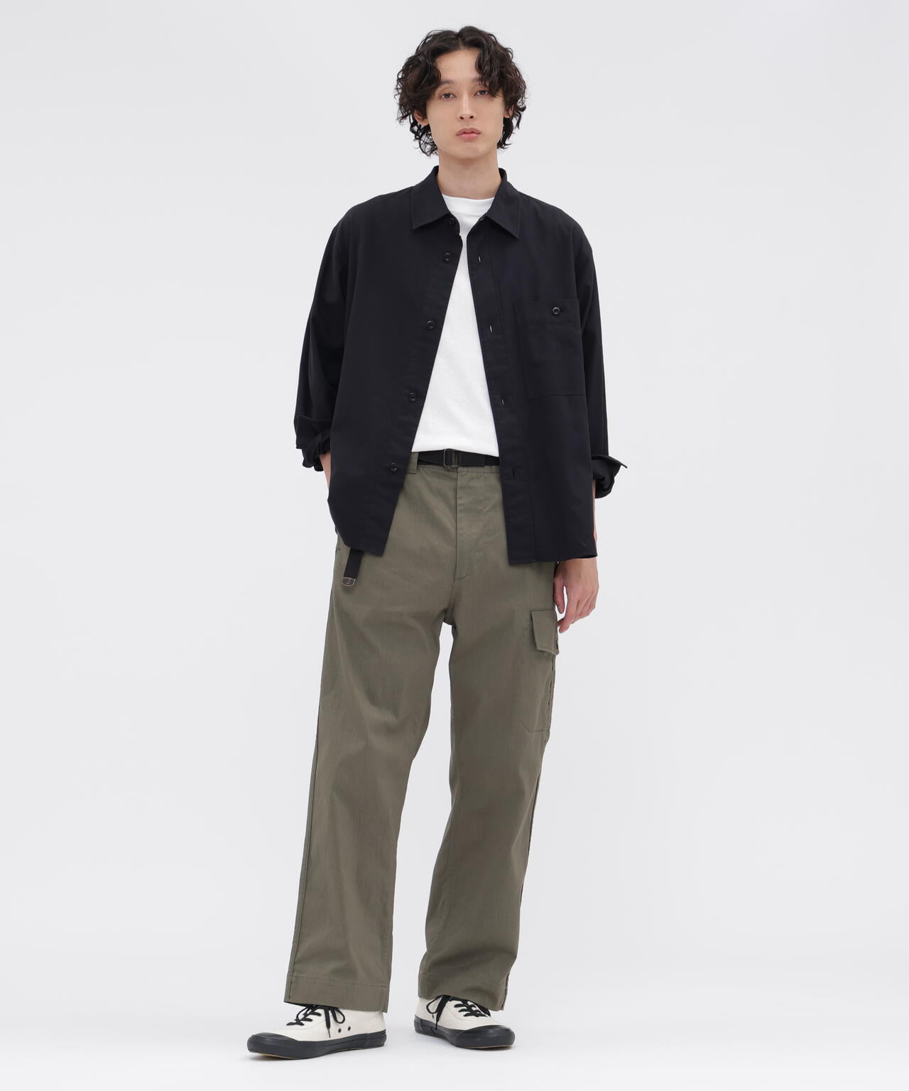 FINE COTTON WOOL TWILL SHIRT