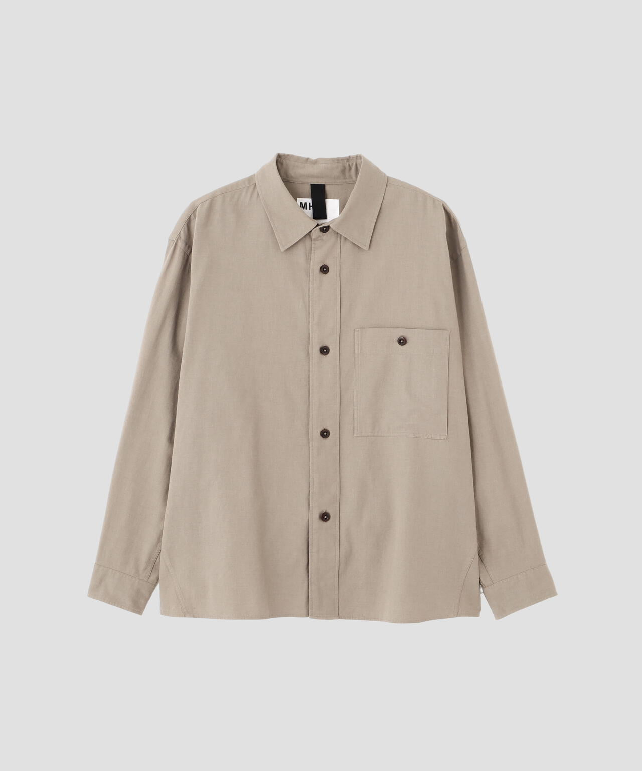 FINE COTTON WOOL TWILL SHIRT