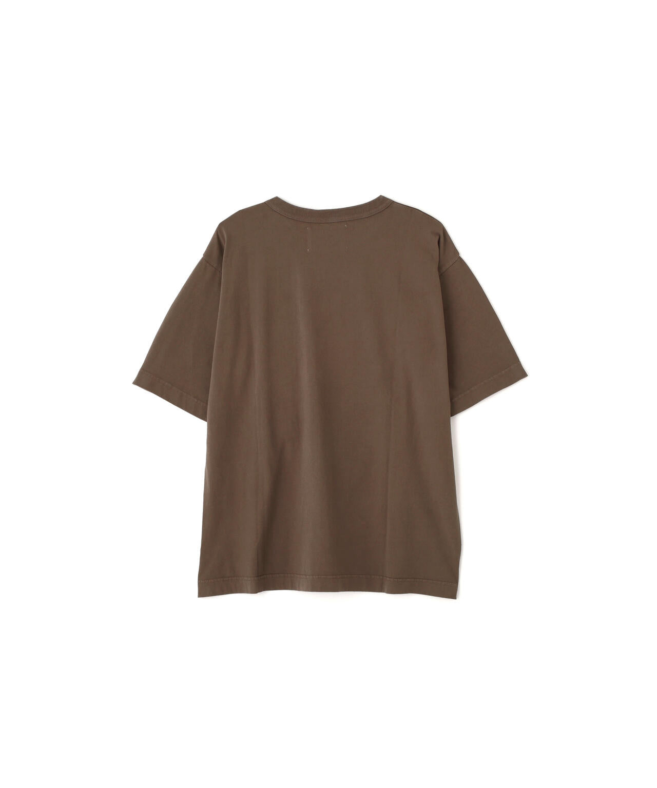 FADED ROUGH COTTON JERSEY TOP