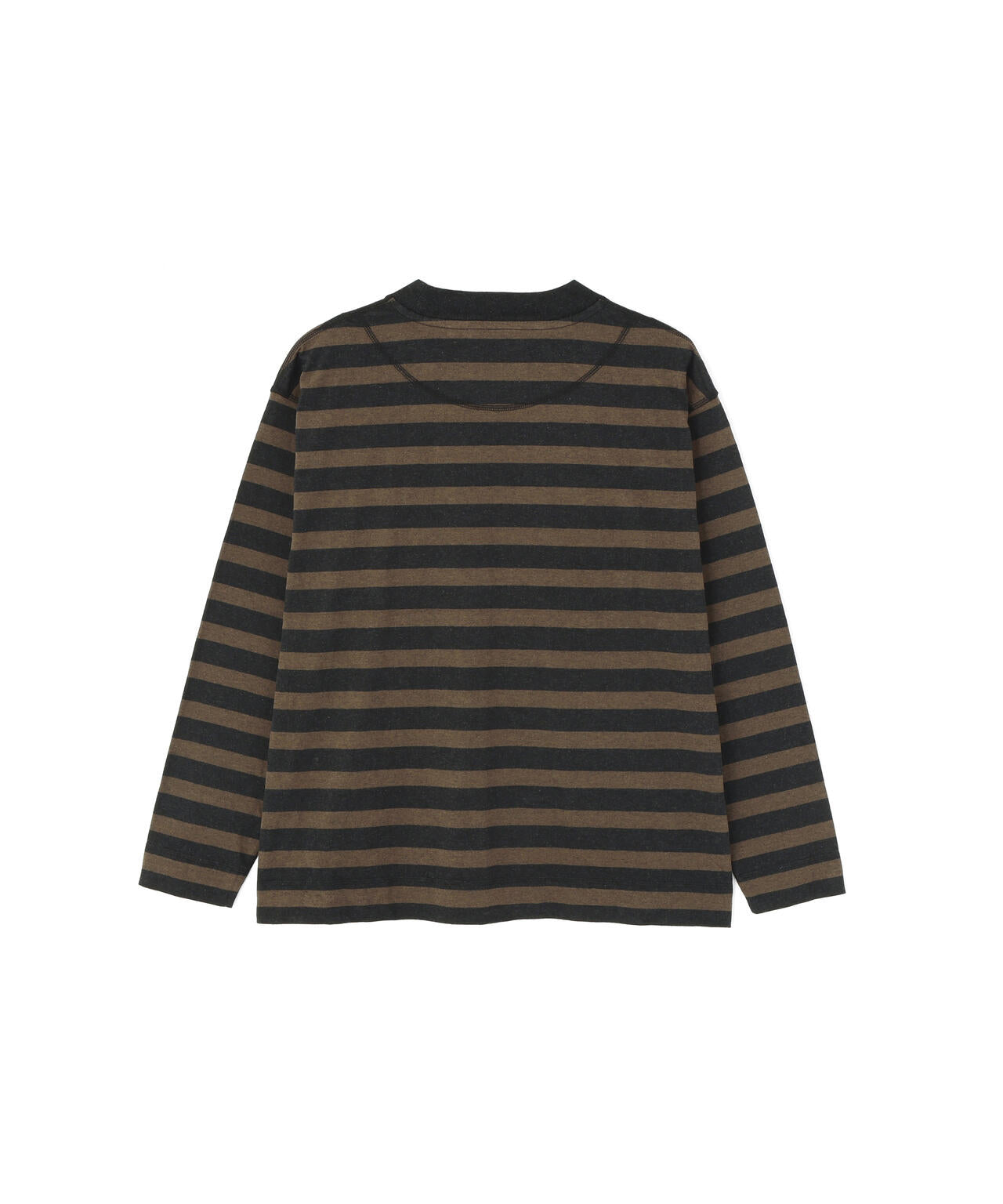 LIGHT COTTON MELANGE STRIPE TOP