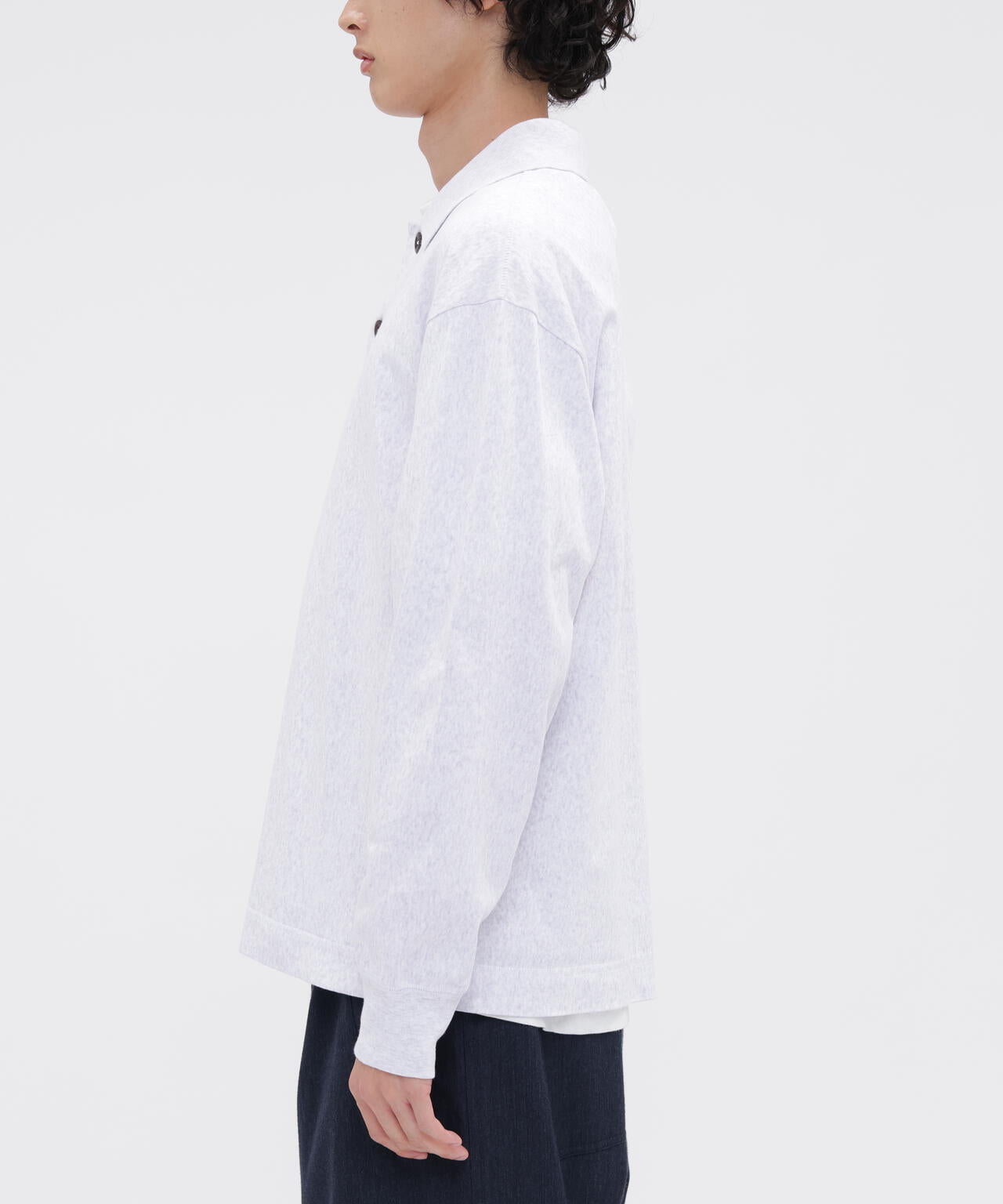 FINE GRAIN COTTON JERSEY TOP