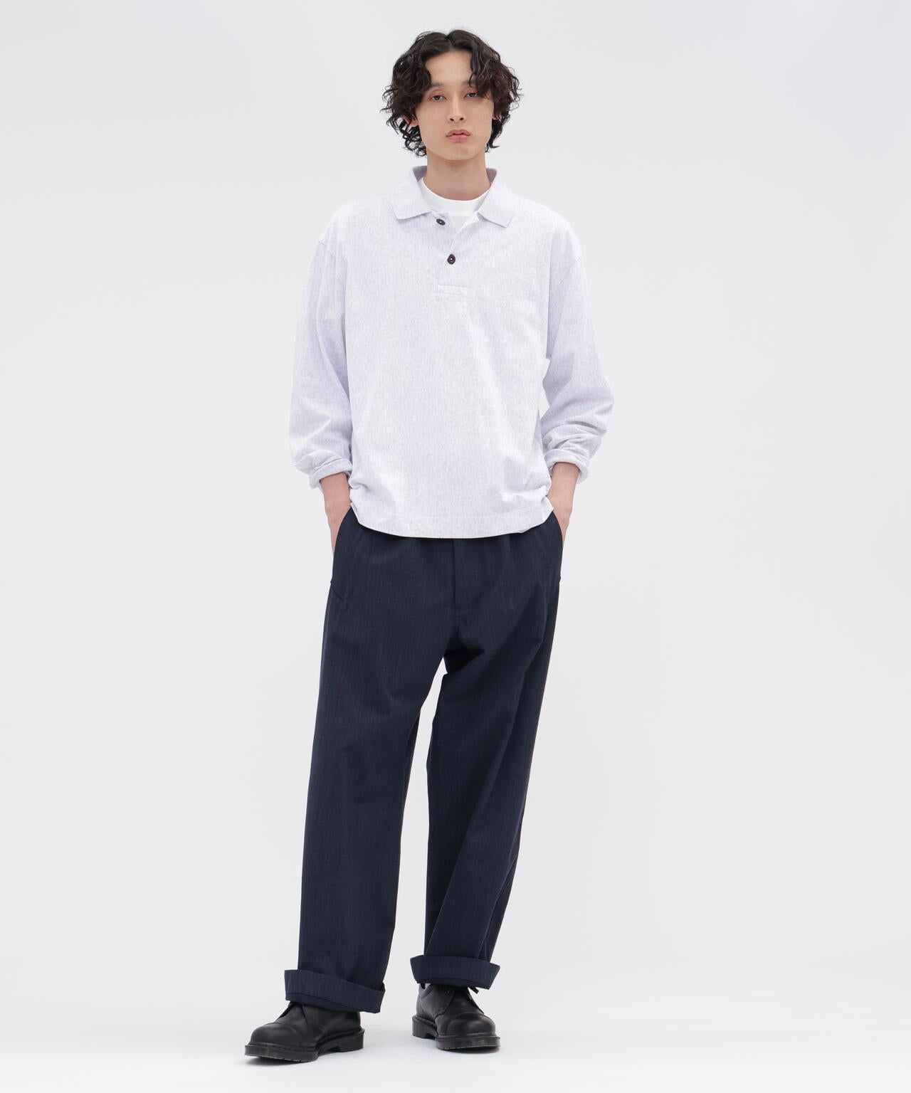 FINE GRAIN COTTON JERSEY TOP