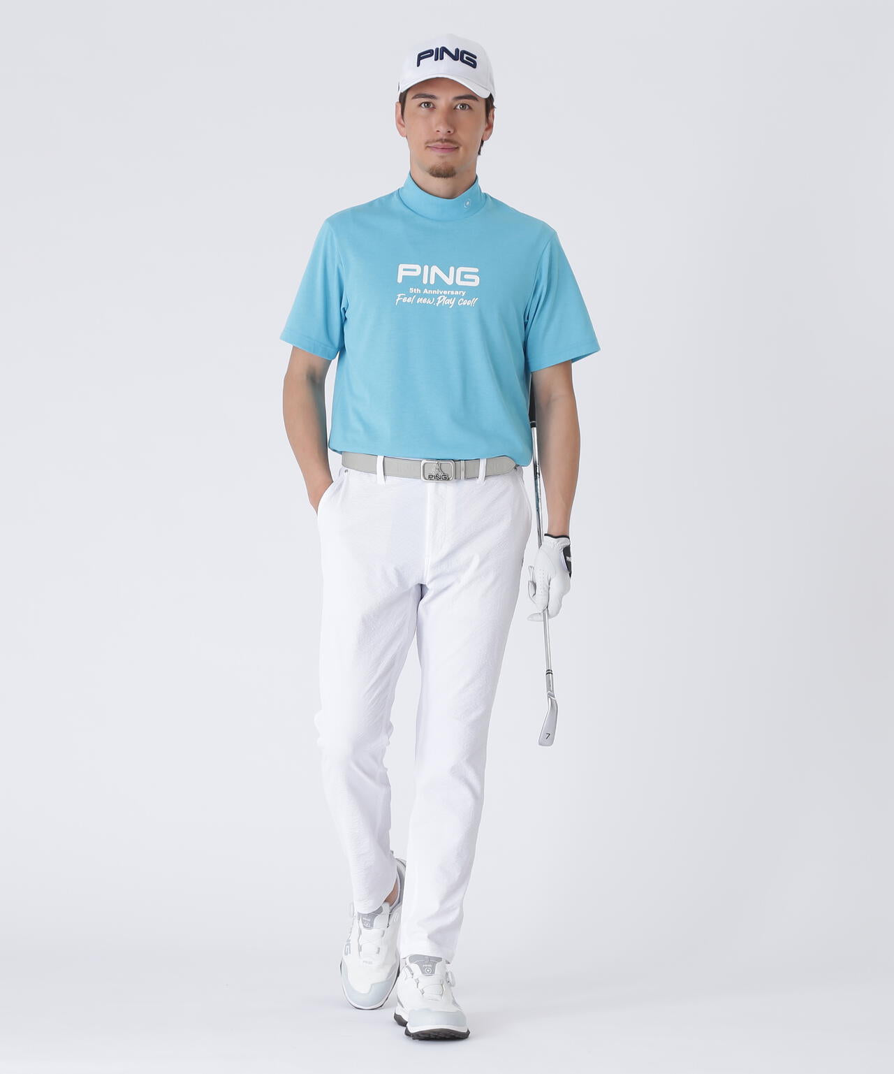 【PING APPAREL】全方向ストレッチサッカーテーパードパンツ ＜NATIVE＞ (MENS)