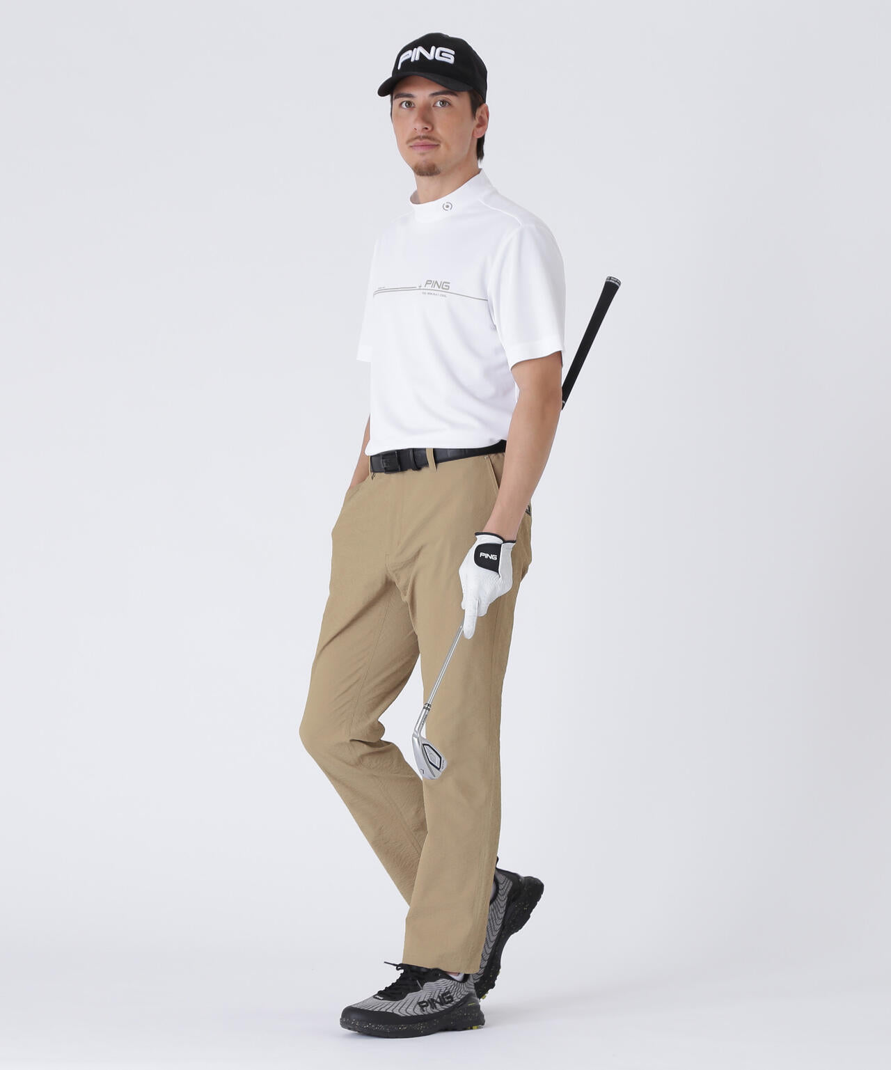 【PING APPAREL】全方向ストレッチサッカーテーパードパンツ ＜NATIVE＞ (MENS)