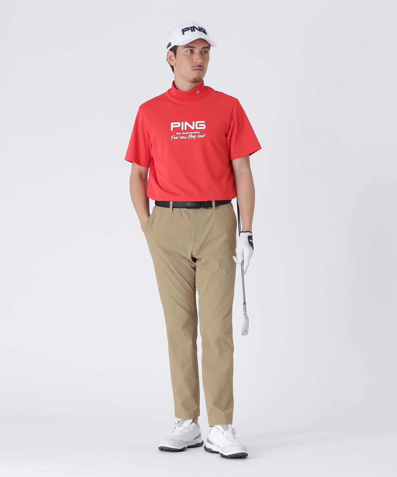 【PING APPAREL】全方向ストレッチサッカーテーパードパンツ ＜NATIVE＞ (MENS)
