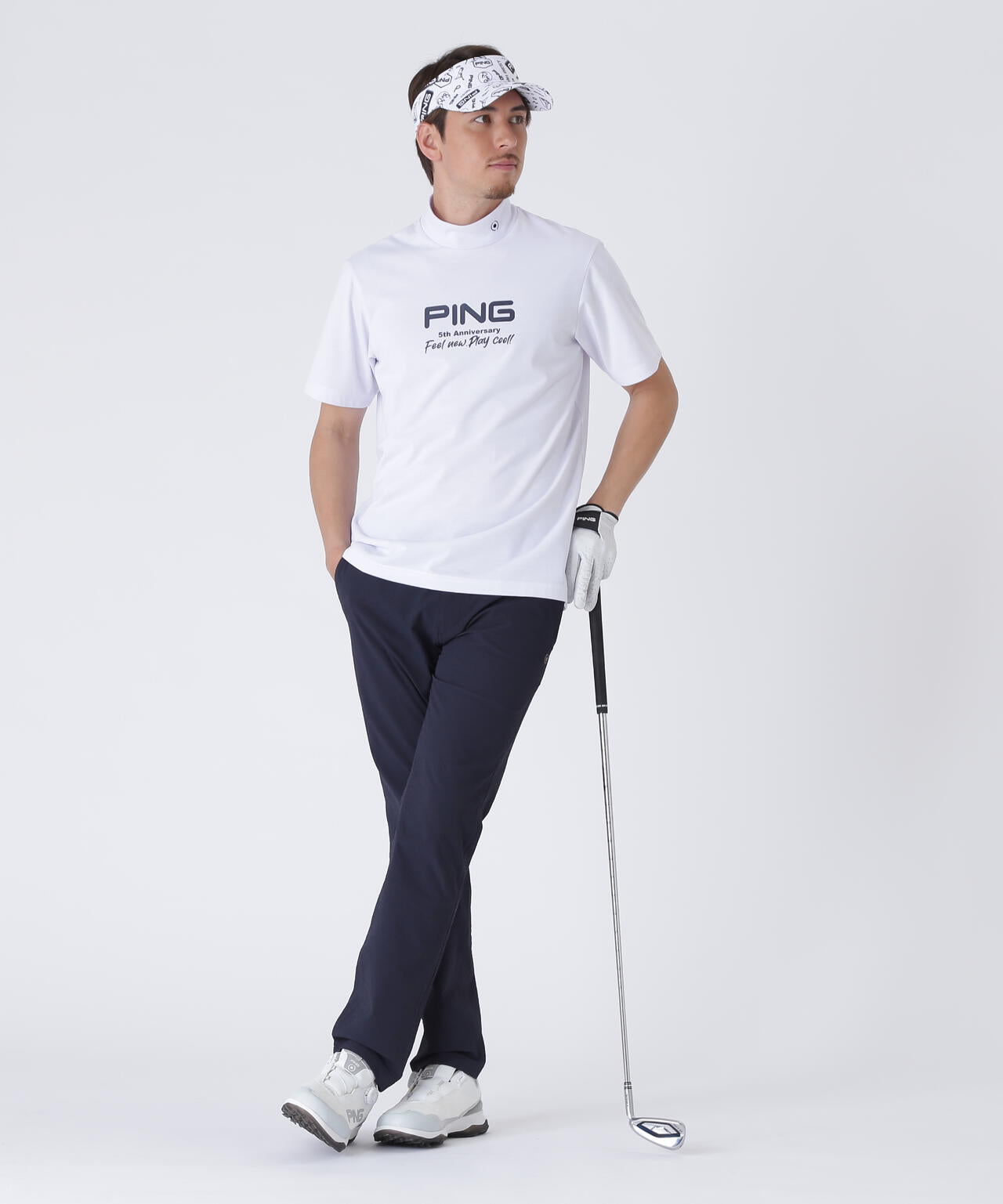 【PING APPAREL】全方向ストレッチサッカーテーパードパンツ ＜NATIVE＞ (MENS)