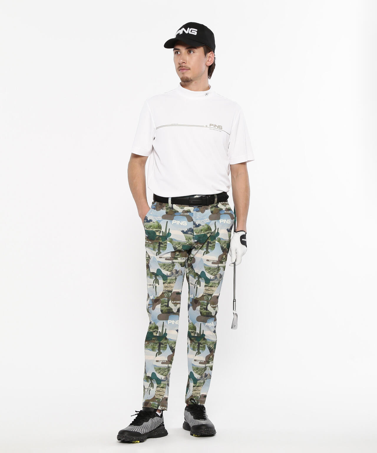 【PING APPAREL】全方向ストレッチサッカーテーパードパンツ ＜NATIVE＞ (MENS)