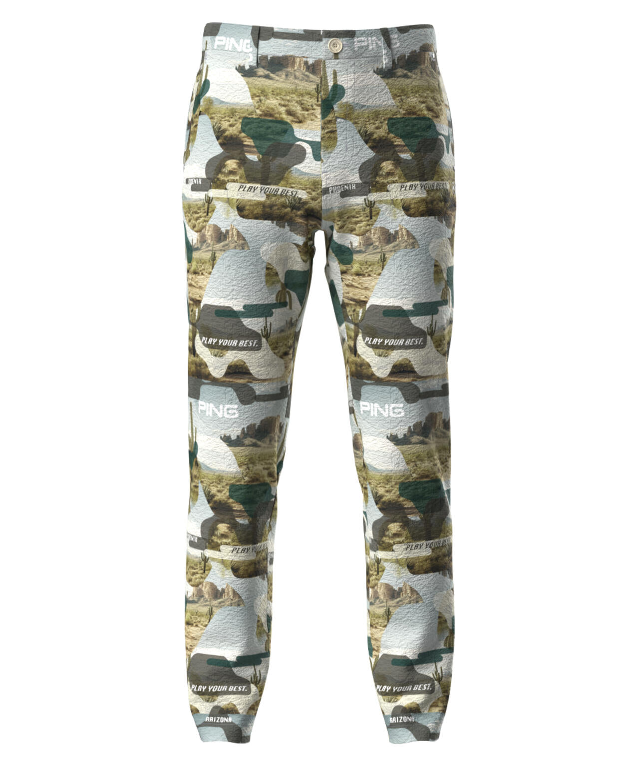 【PING APPAREL】全方向ストレッチサッカーテーパードパンツ ＜NATIVE＞ (MENS)