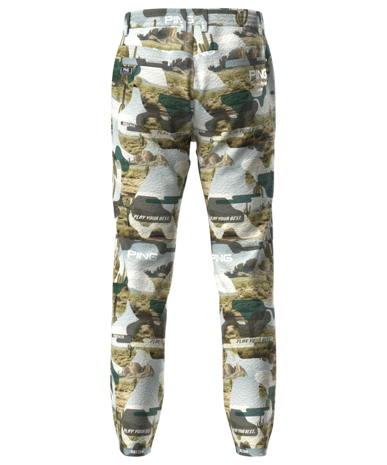 【PING APPAREL】全方向ストレッチサッカーテーパードパンツ ＜NATIVE＞ (MENS)