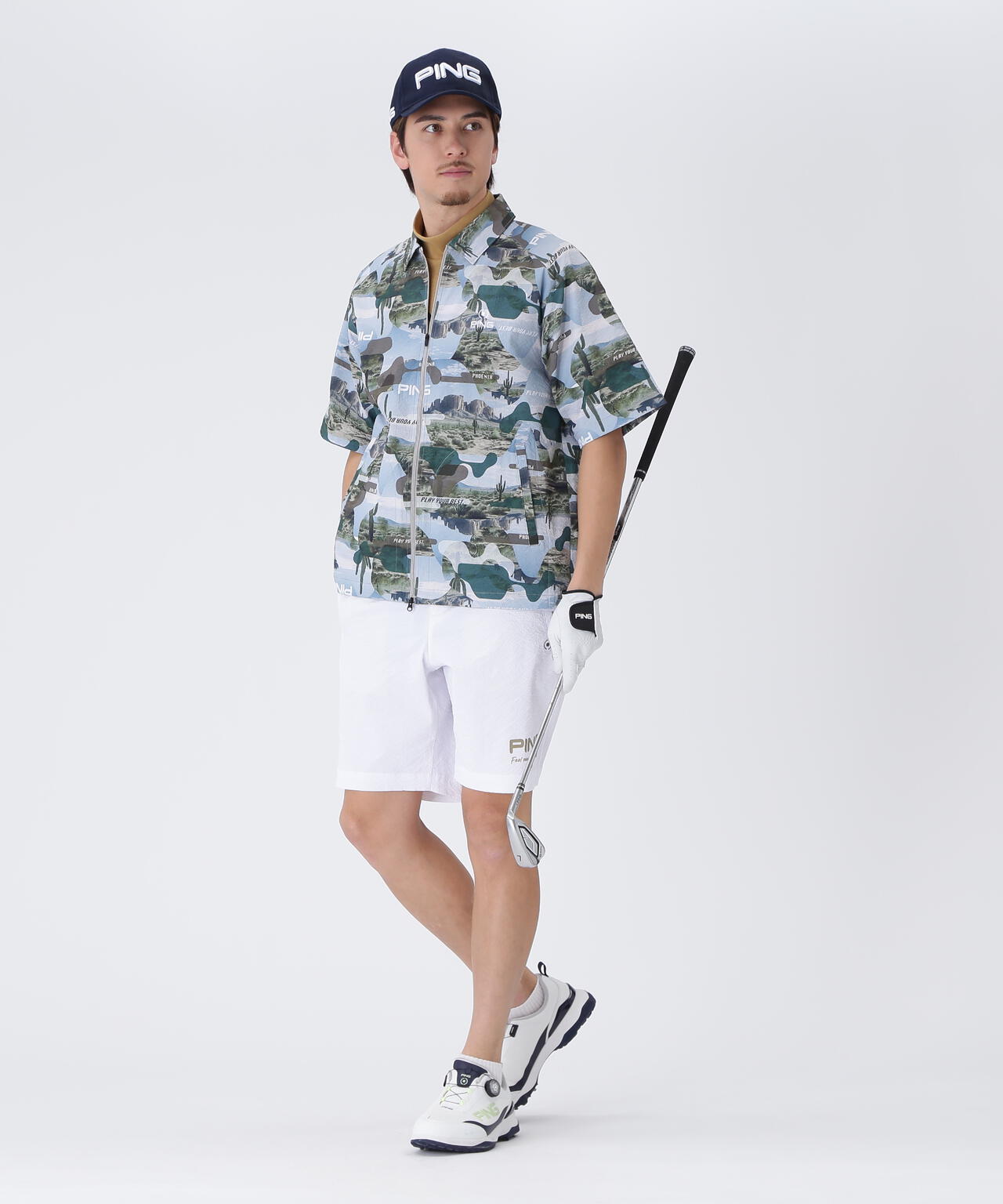 【PING APPAREL】全方向ストレッチサッカーショートパンツ ＜NATIVE＞ (MENS)