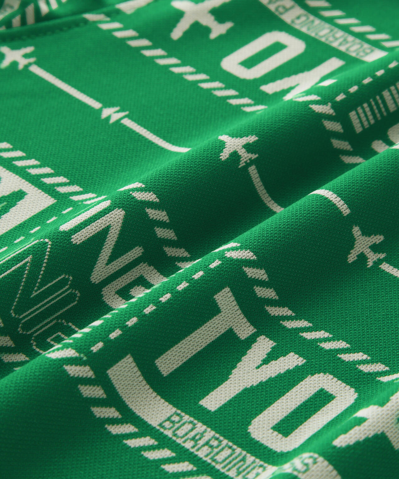 【PING APPAREL】チケット柄ジャガード半袖ポロシャツ ＜NATIVE＞ (MENS)
