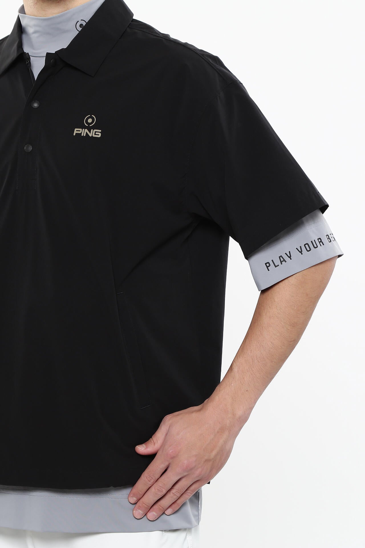 【PING APPAREL】レイヤードツインセット ＜PERFORMANCE＞ (MENS)